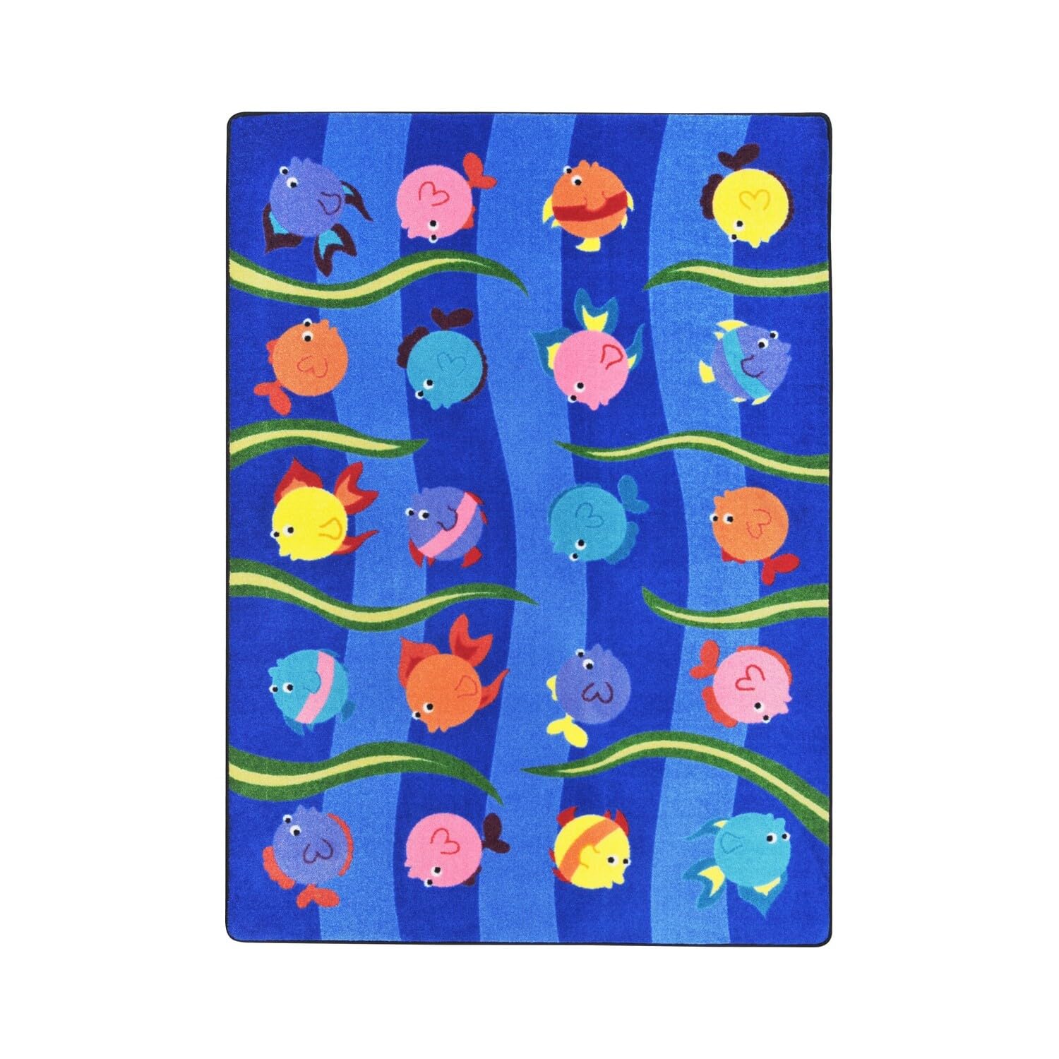 Friendly Fish 109 x 132??area rug in color Multi