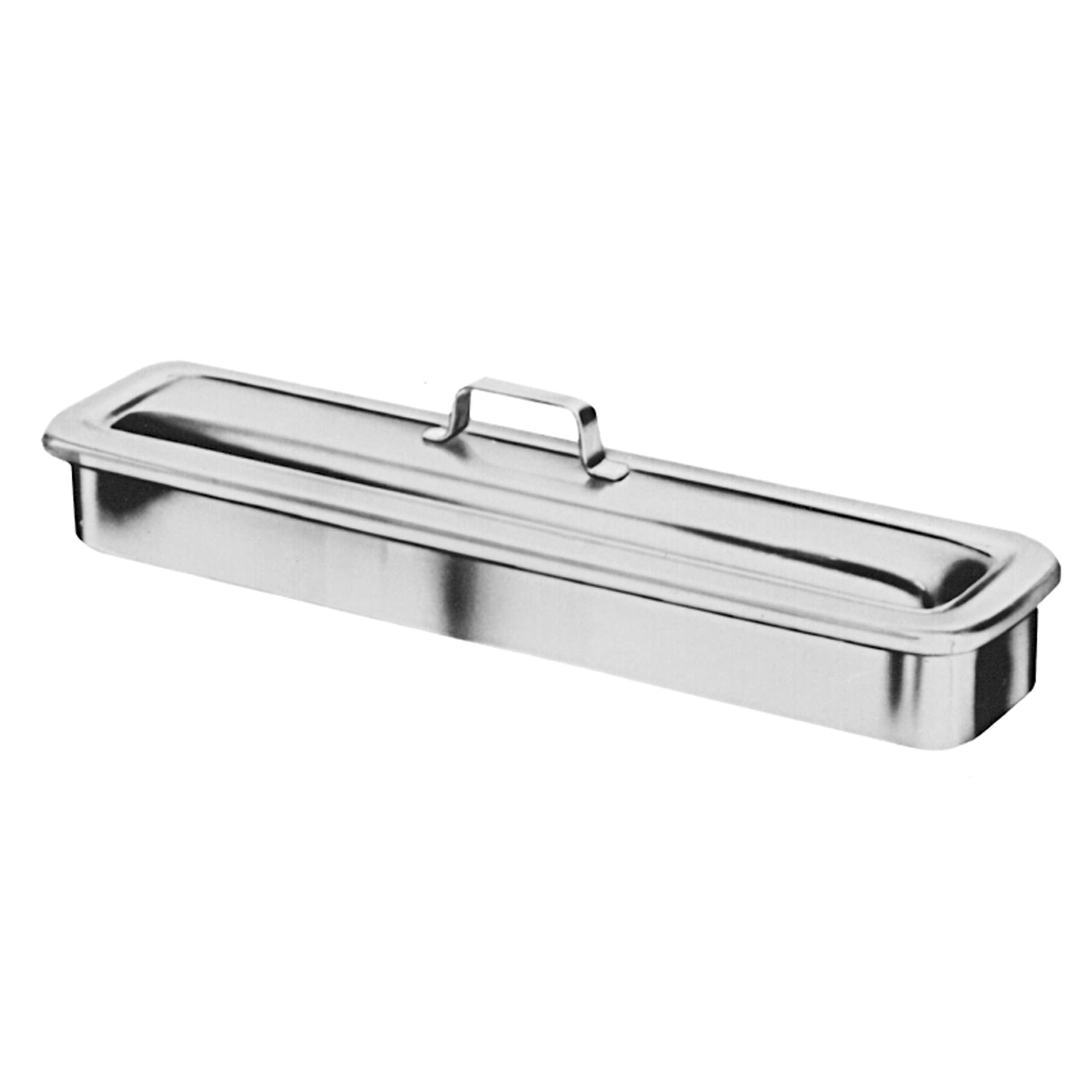 TRAY INSTR/CTHR W/CVR SS 8-1/2 GRAFCO
