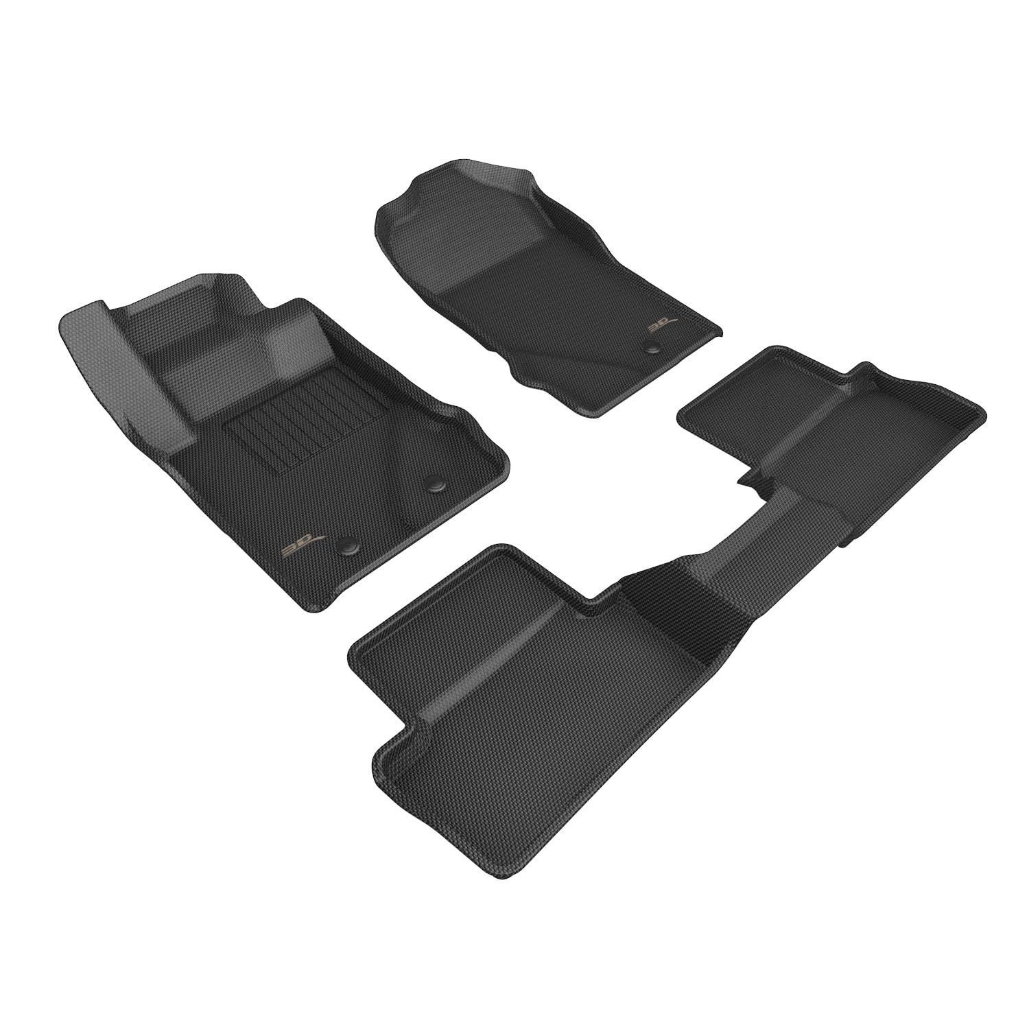 3D MAXpider Compatible with FORD BRONCO 2-DOOR 2021-2026 KAGU BLACK R1 R2