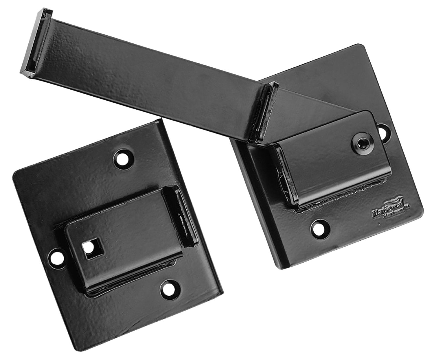 National Hardware N109-001 Gatelatchhvyblk