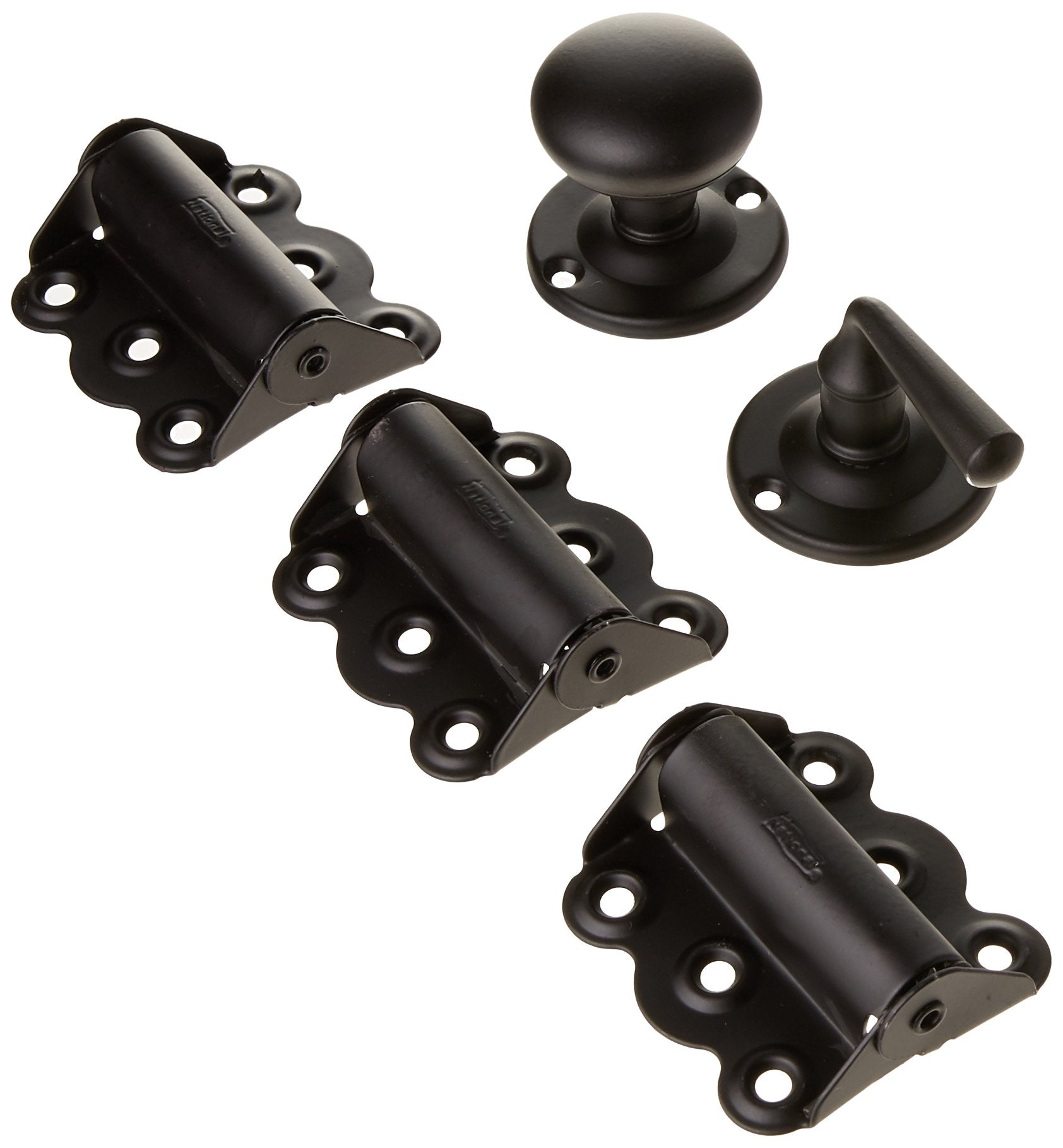 National Hardware Oil Rubbed Bronze Brown Steel Screen/Storm Door Hardware Set 6 pc, (Pack of 1)