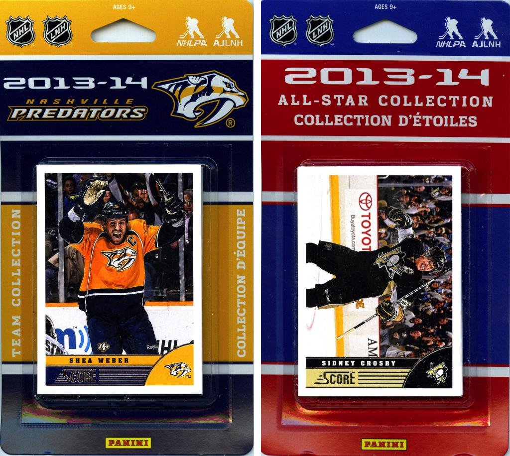 NHL Nashville Predators Licensed 2013-14 Score Team Set and All-Star Set