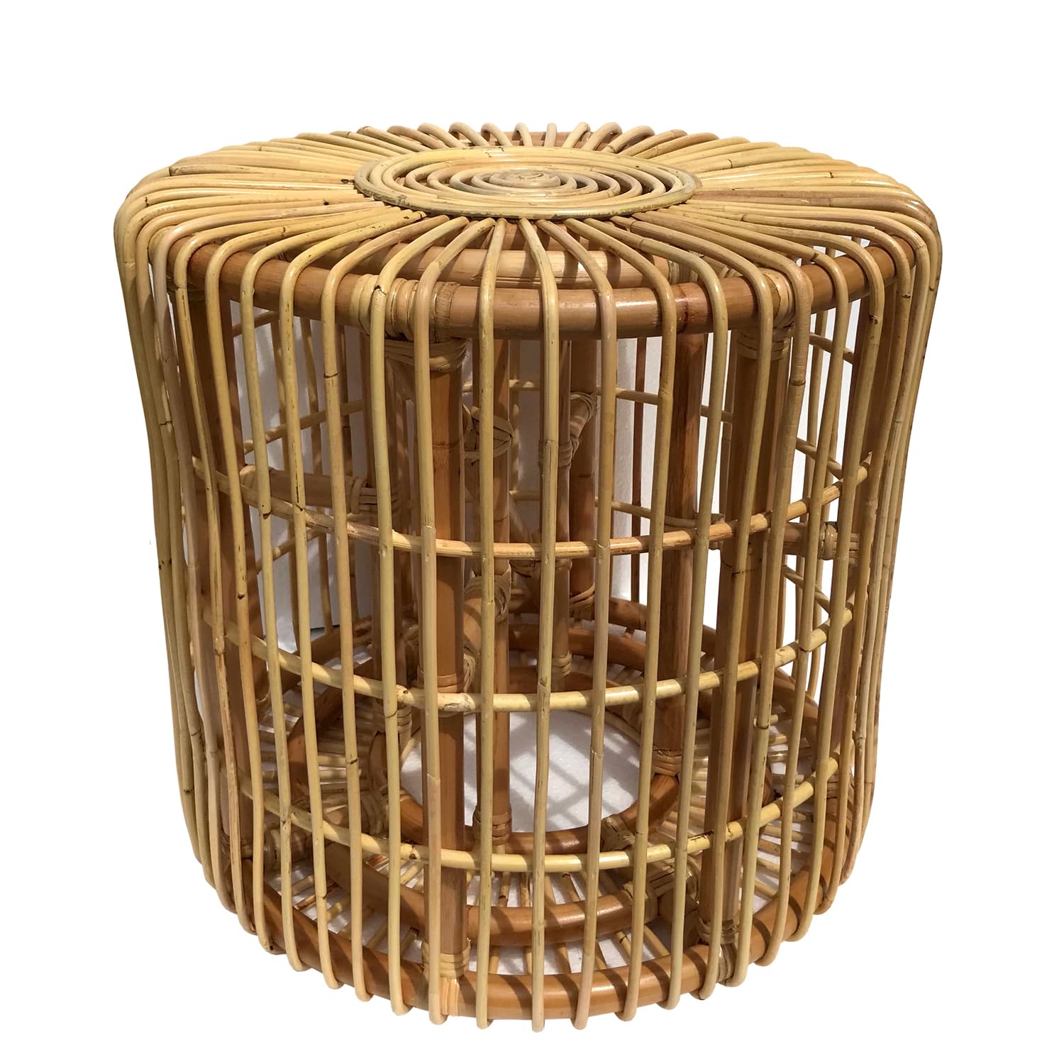 D-ART COLLECTION, INC Rattan Cylinder Table