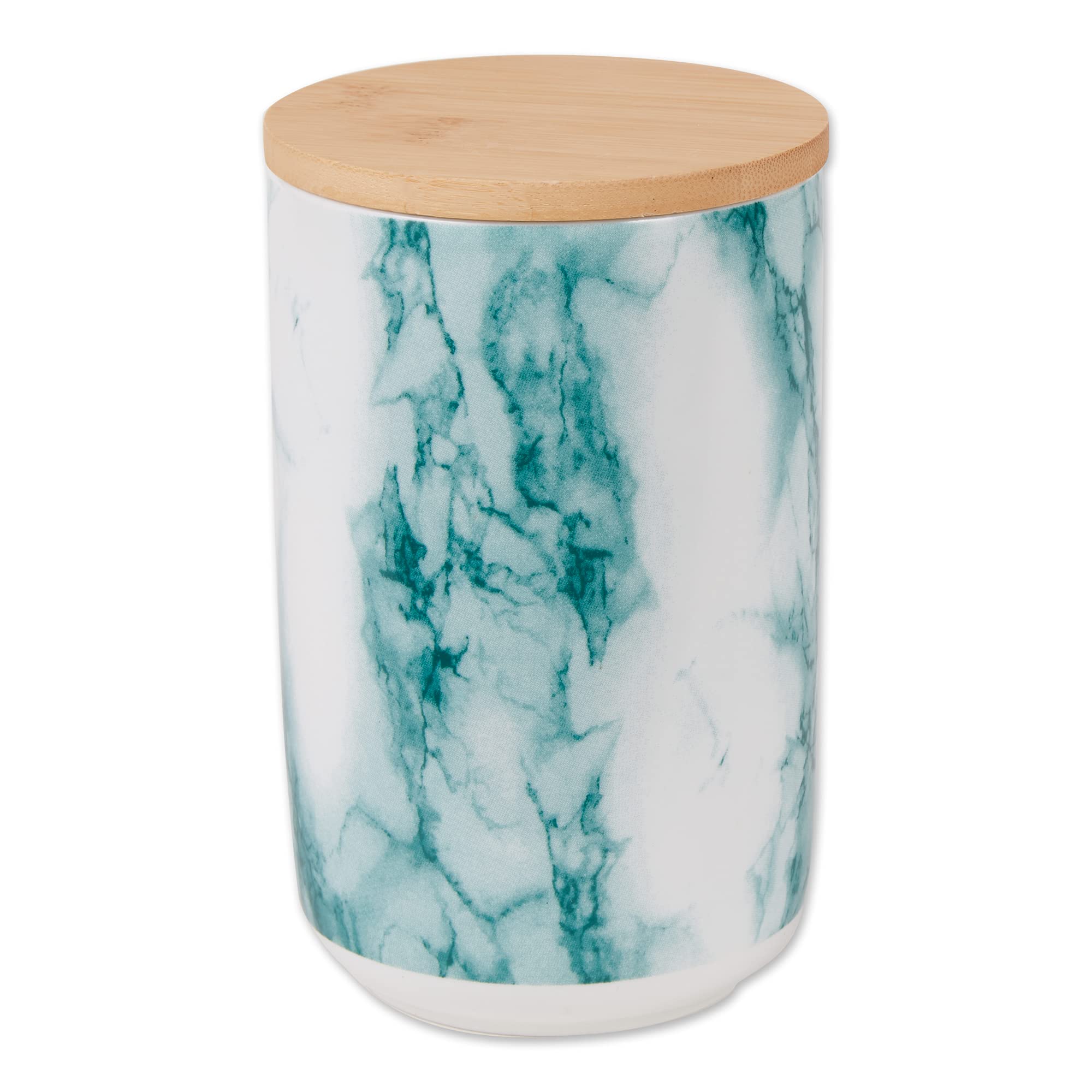 Bone Dry Ceramic Pet Collection, Treat Canister, 4X6.5, Teal