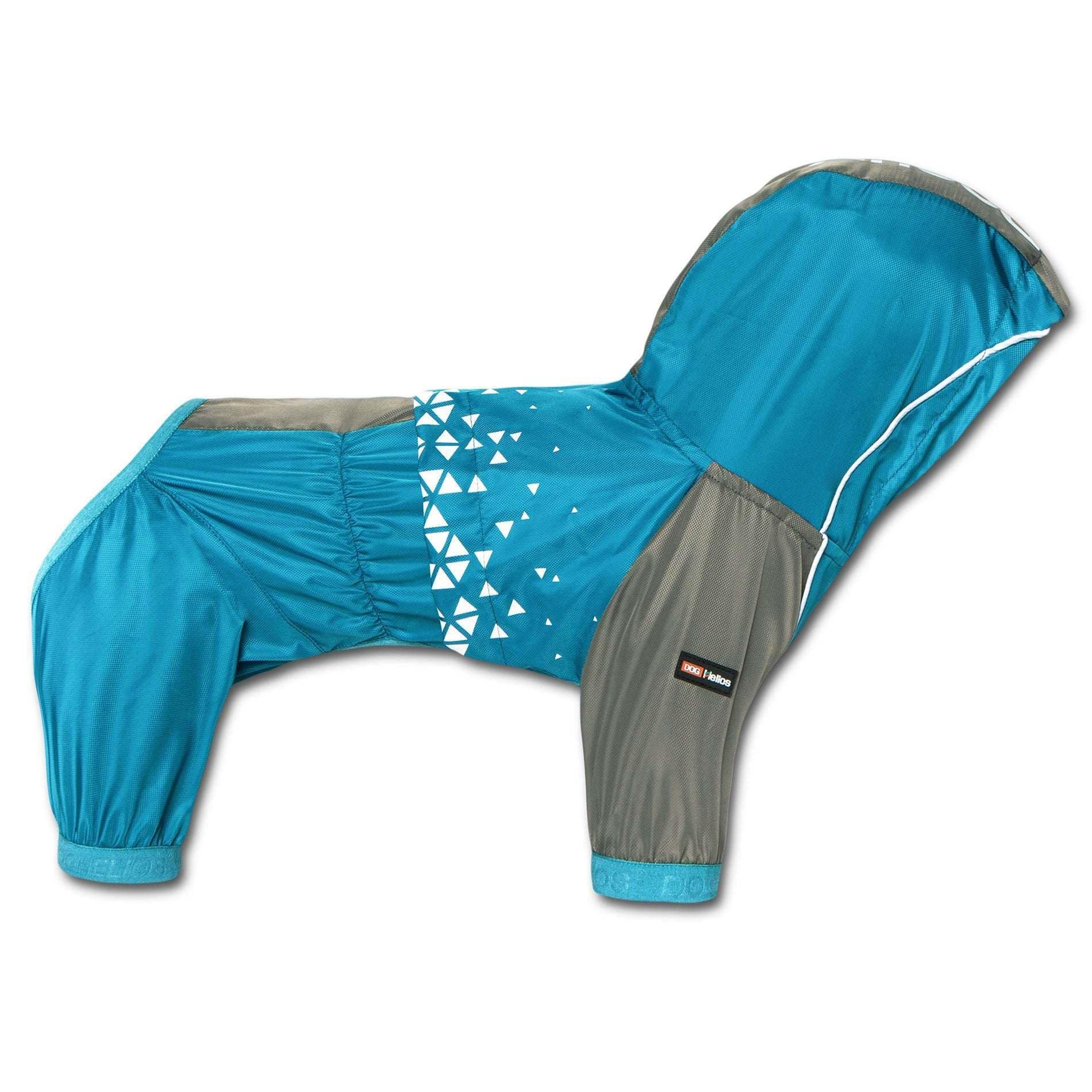 Dog Helios 'Vortex' Full Bodied Waterproof Windbreaker Dog Jacket, Small, Blue