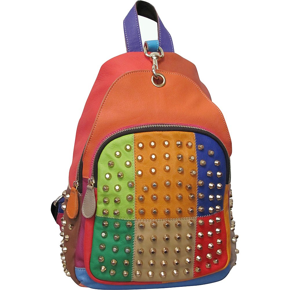 Borka Leather Backpack - Multi