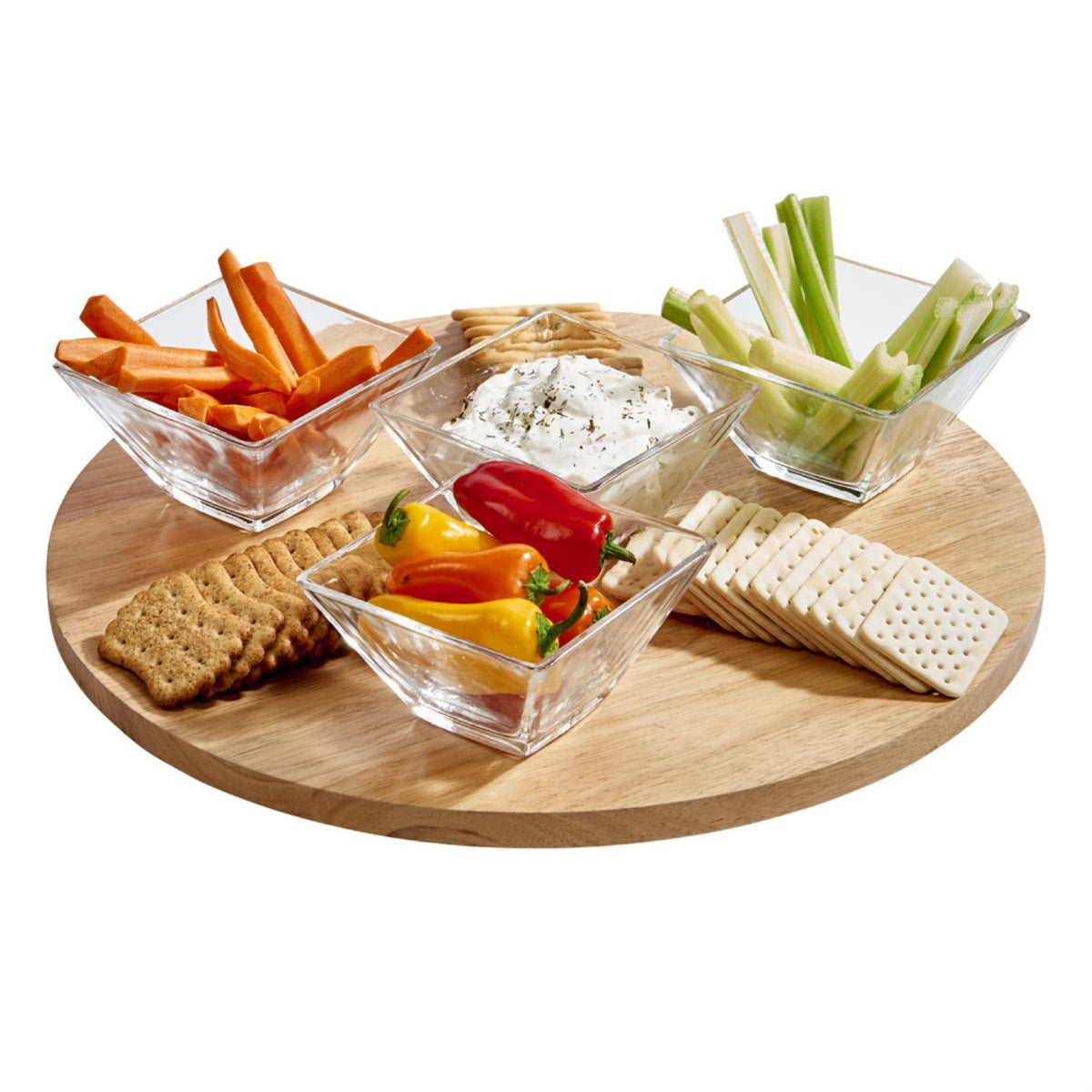 Lazy Susan Round Rotating Server