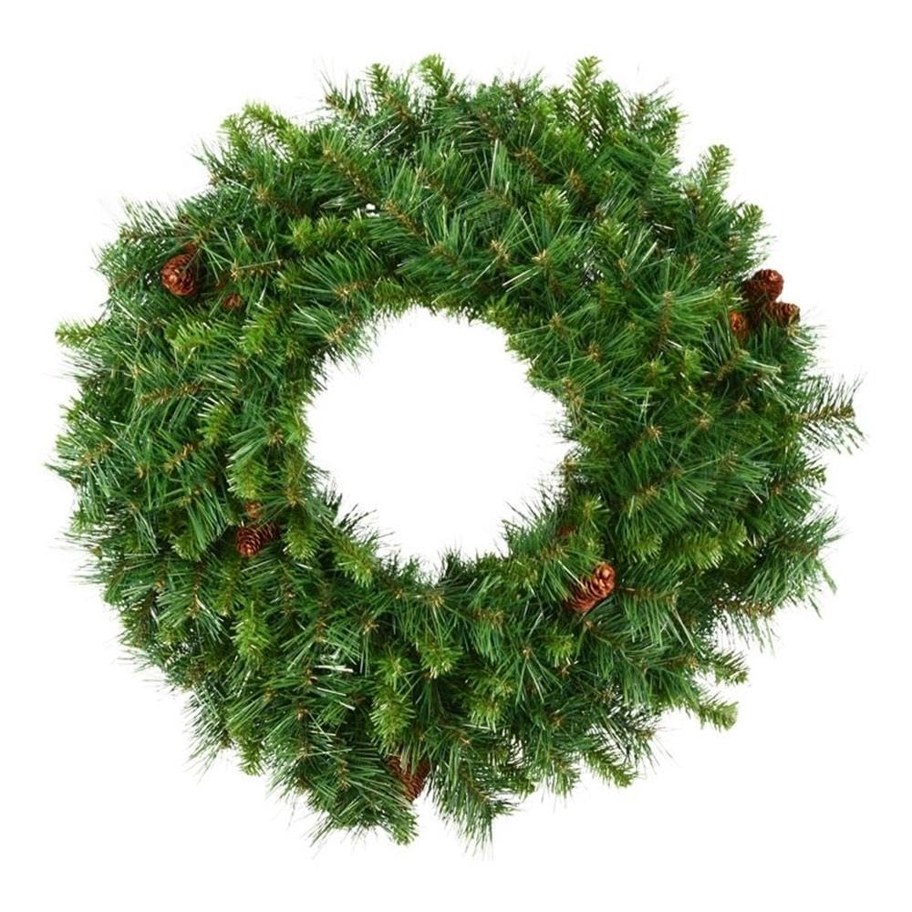 Casafoyer  36” Cheyenne Wreath 20 Cones 340T - A801036 - (Pack Of 2)