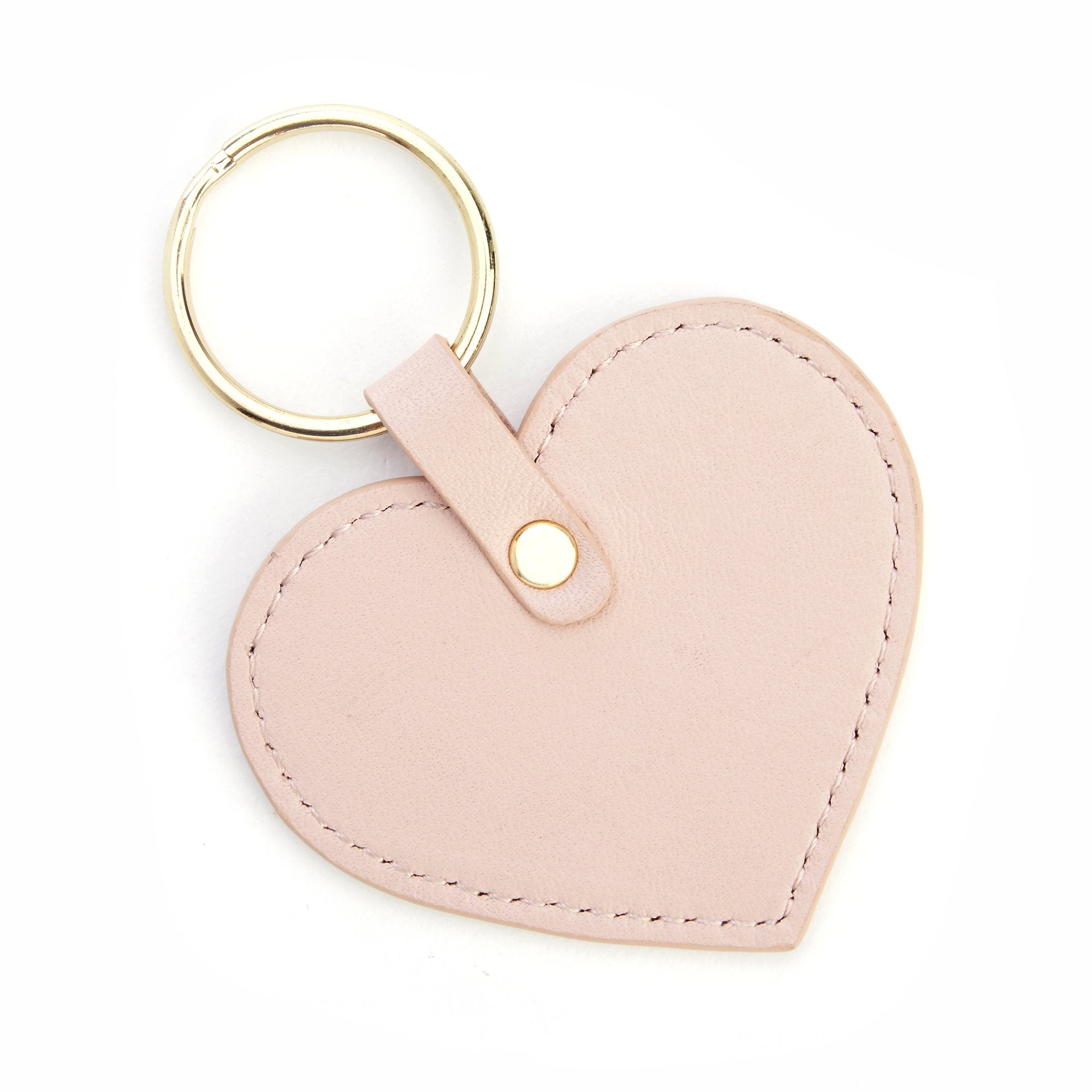 Heart Shaped Key Chain - Light Pink