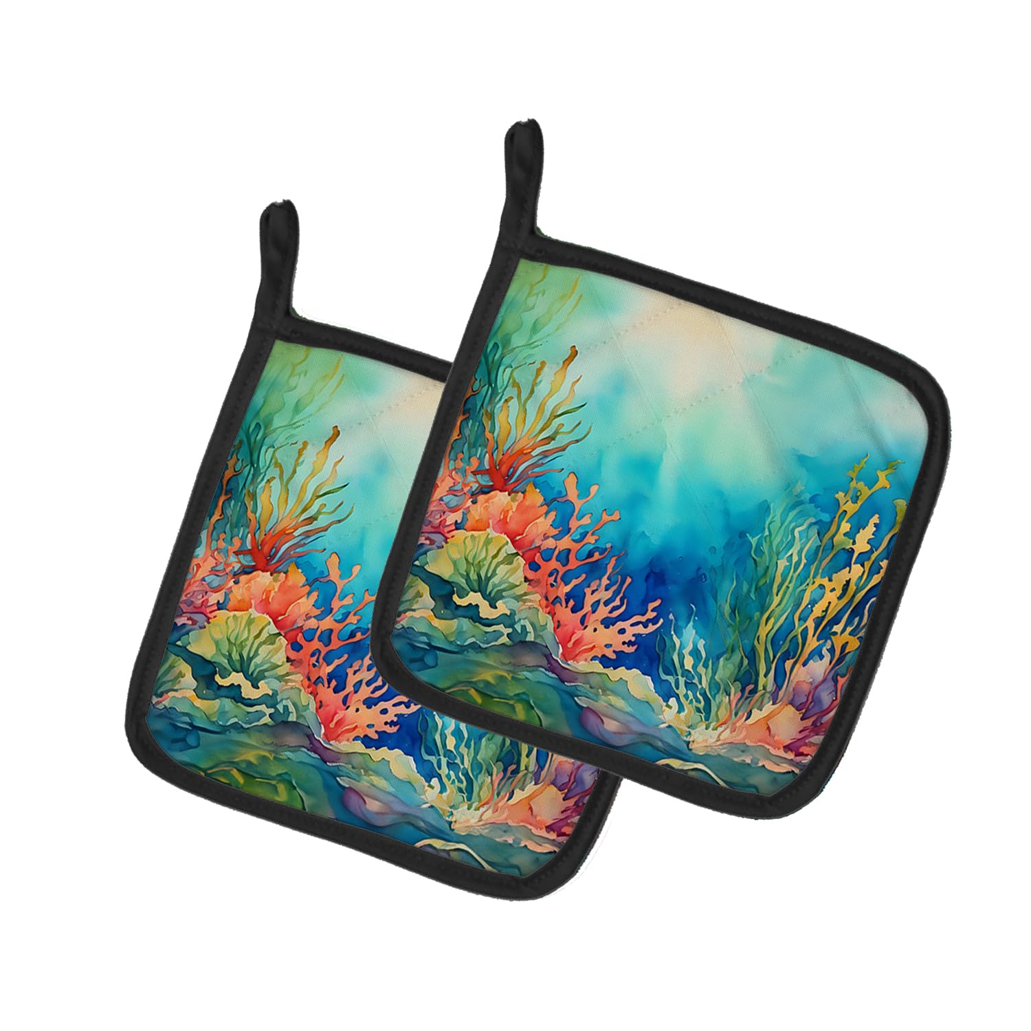 Seaweed Pair of Pot Holders