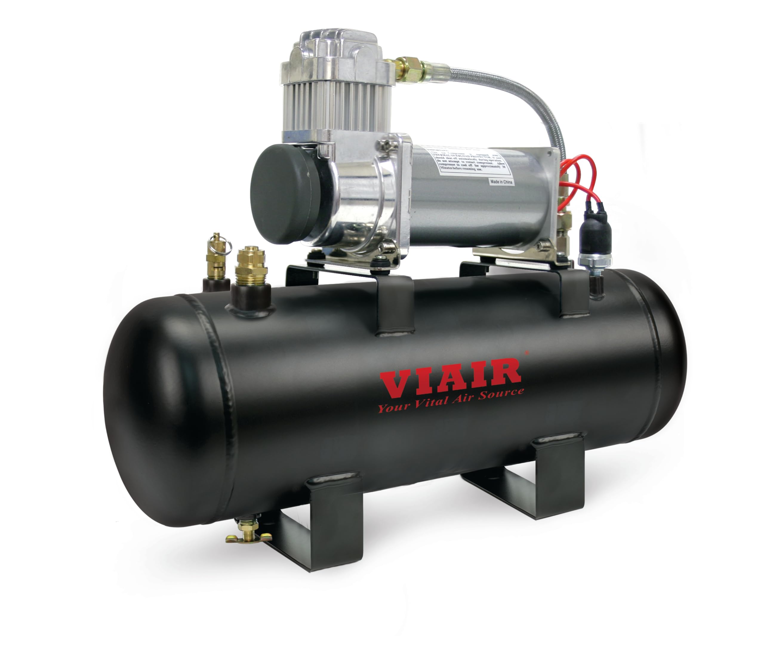200 PSI 2.0 Gal. Tank Fast-Fill-200 Air Source Kit (12V, 200 PSI Compressor)