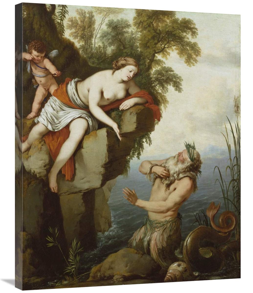 Glaucus and Scylla-Canvas Art-28x35”