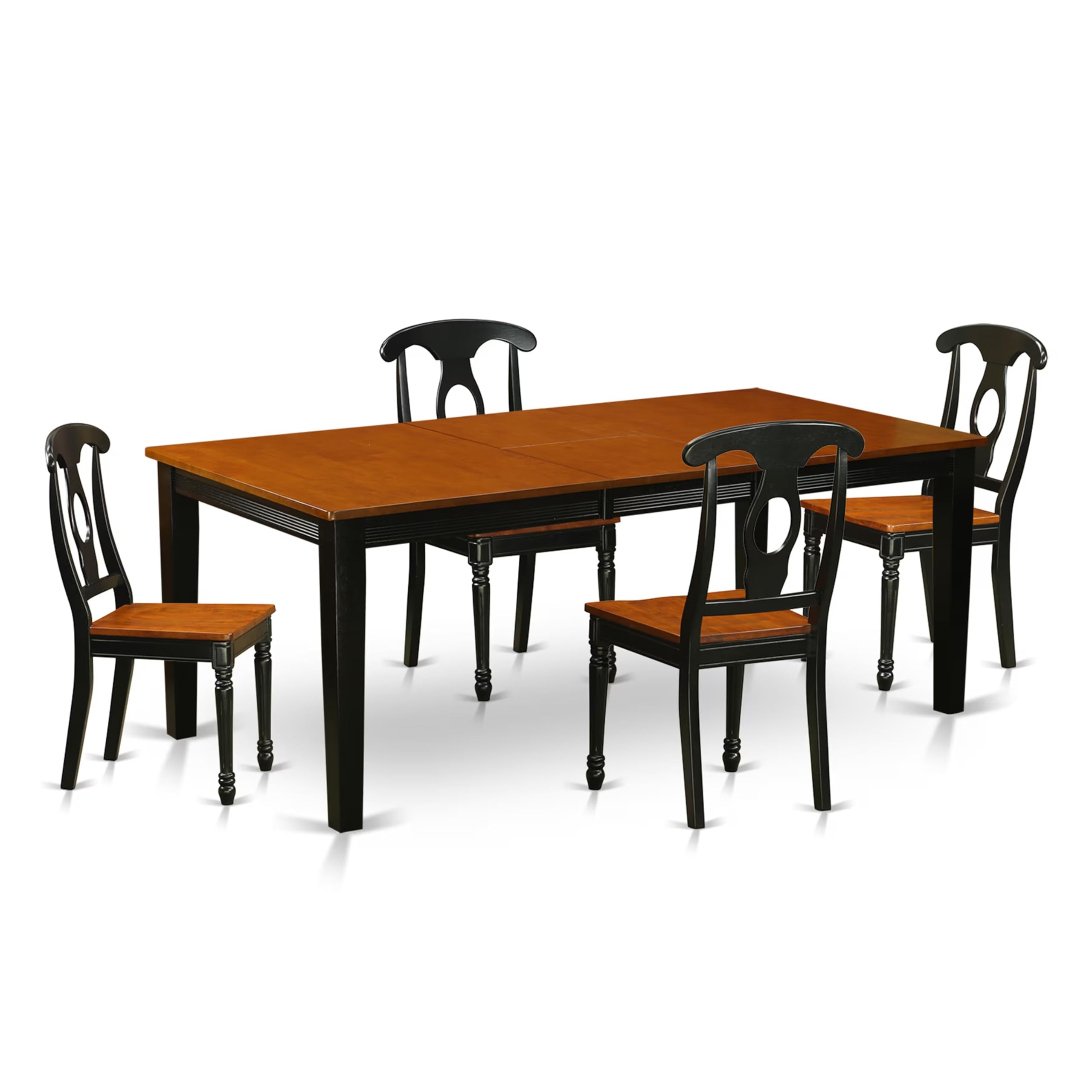 5  PC  Dining  room  set-Dining  Table  with  4  Wood  Dining  Chairs