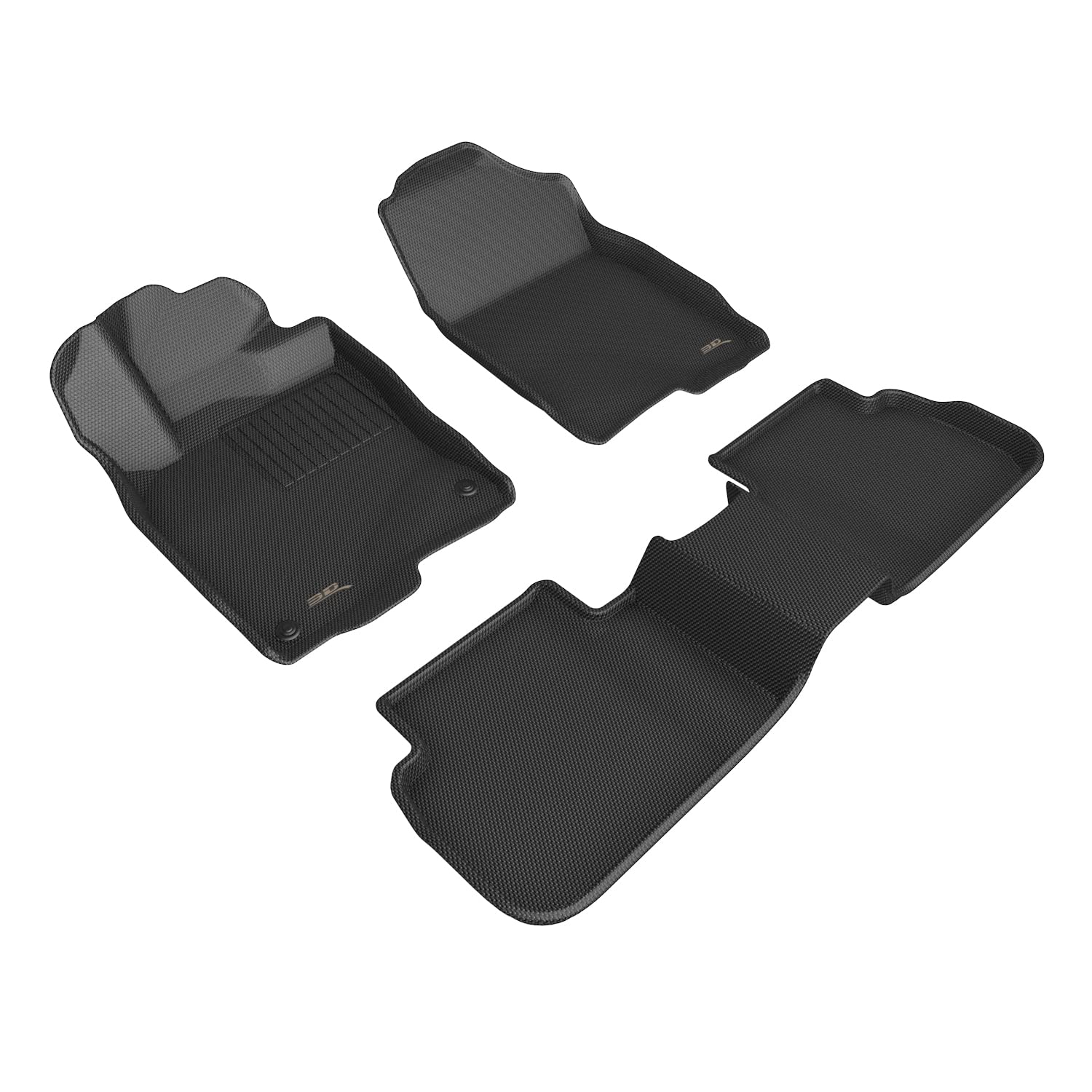 3D MAXpider Compatible with ACURA INTEGRA 2023-2026 / INTEGRA TYPE-S 2024-2026 KAGU BLACK R1 R2 (NO REAR USB PORT)