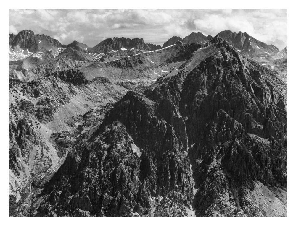 From Windy Point, Kings River Canyon, proposed as a national park, California, 1936-Paper Art-18x14”