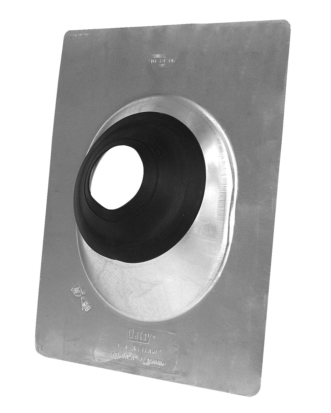 Oatey 12956 Aluminum 3- 4 Pipe Diameter All-Flash No-Calk Roof Flashing 12 X 15 Base