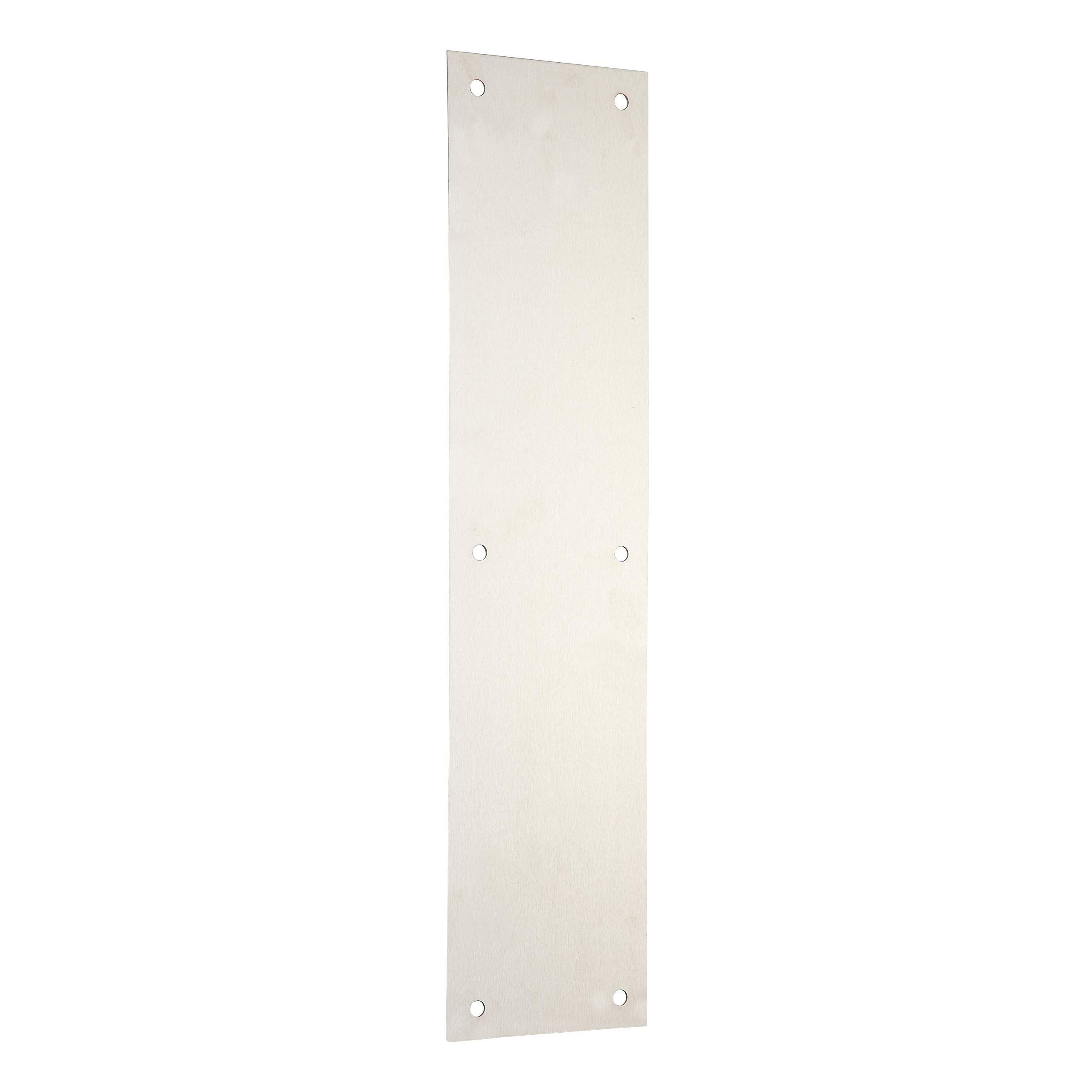 Tell Manufacturing Dt100072 Push Plate, Satin Stainless Steel, 3.5 X 15