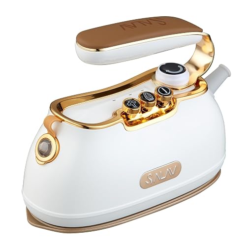 Salav Retro Edition Duopress Steam and Iron, Ceramic Coated Plate