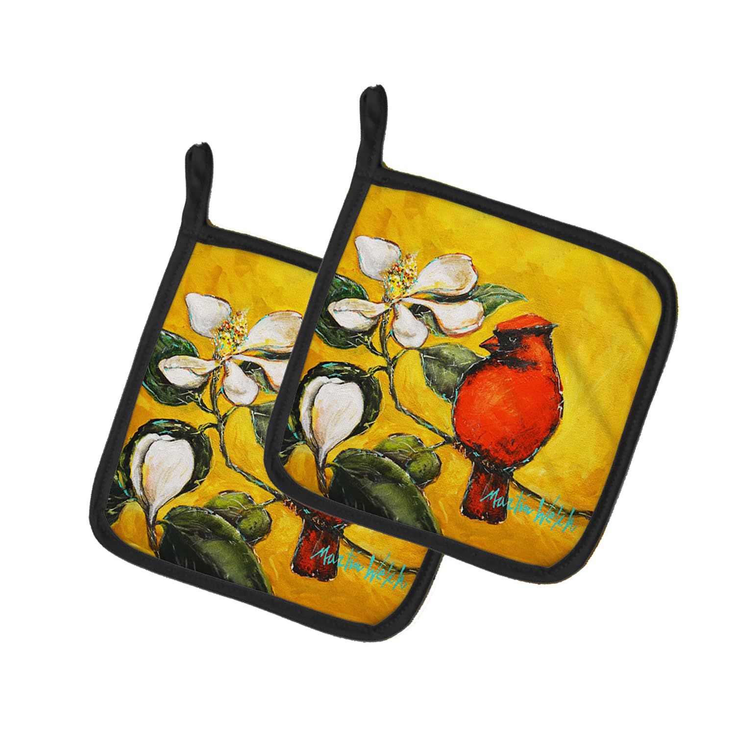 Cardinal Ochre Pair of Pot Holders