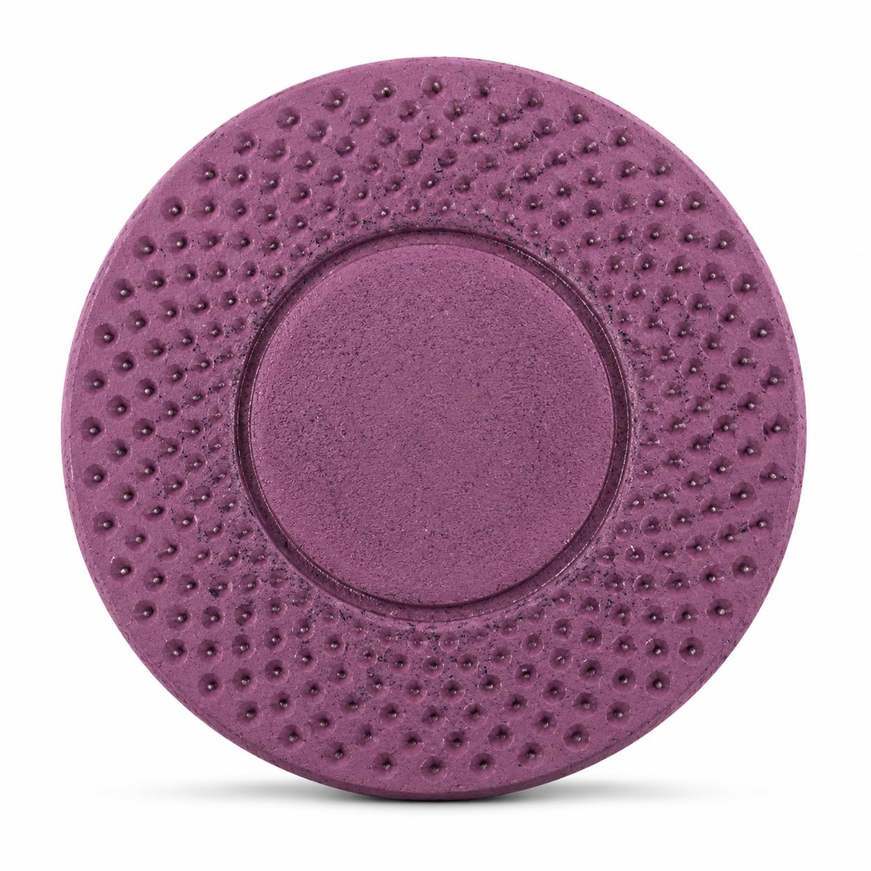 3.75″ Round Cast Iron Trivet - Purple