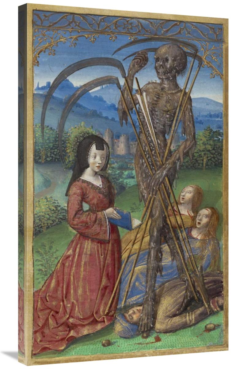 Denise Poncher before a Vision of Death-Canvas Art-21.6x36”