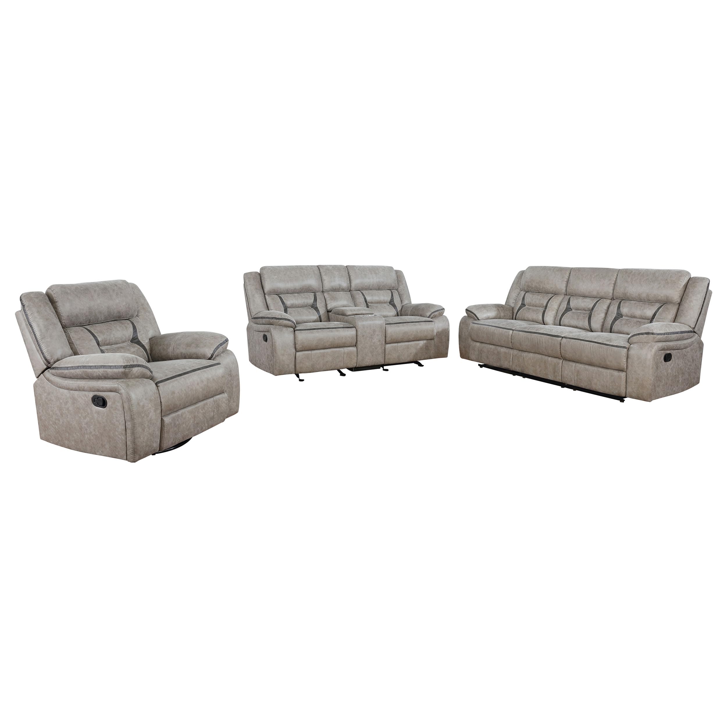 Coaster Co. of America 3 Pc Motion Sofa Set