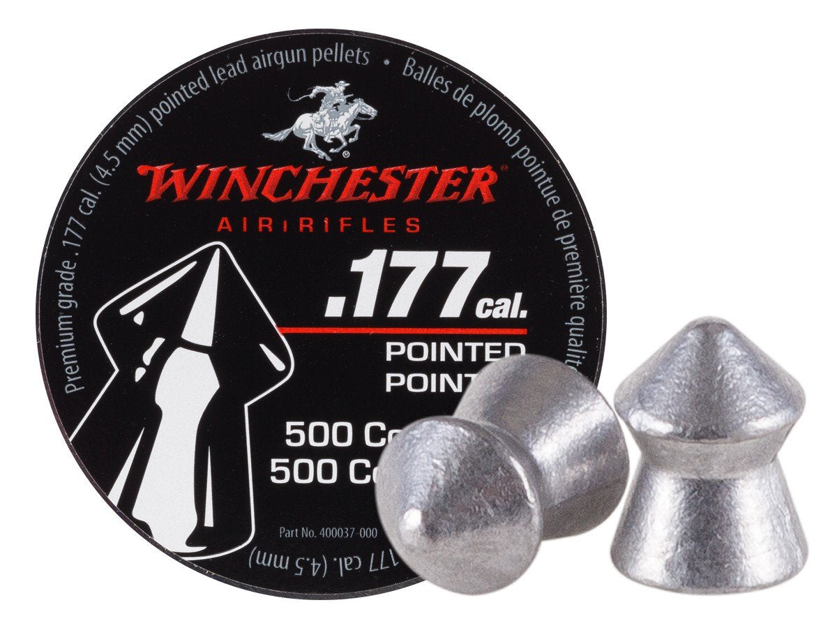 Winchester Pointed .177 Caliber Pellets 500 count   406