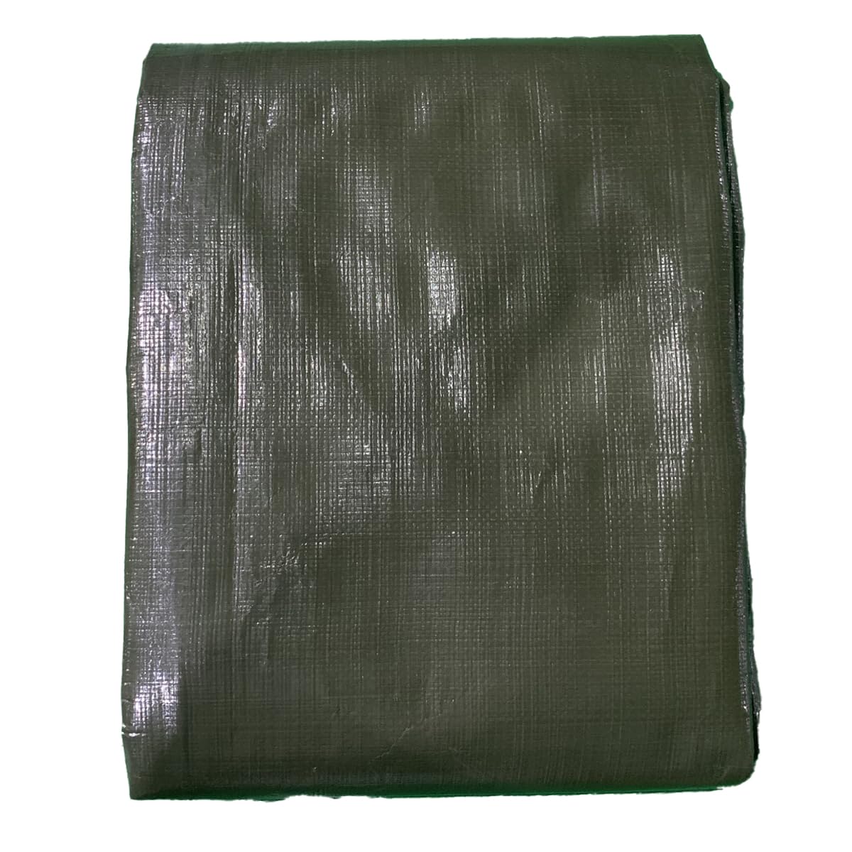 RoadPro Heavy-Duty Tarp RPHDTP102 10MIL 10FT x 12FT Cover UV-Resistant Tear-Resistant Reinforced Corners Canvas for Cargo Camping Landscaping Green