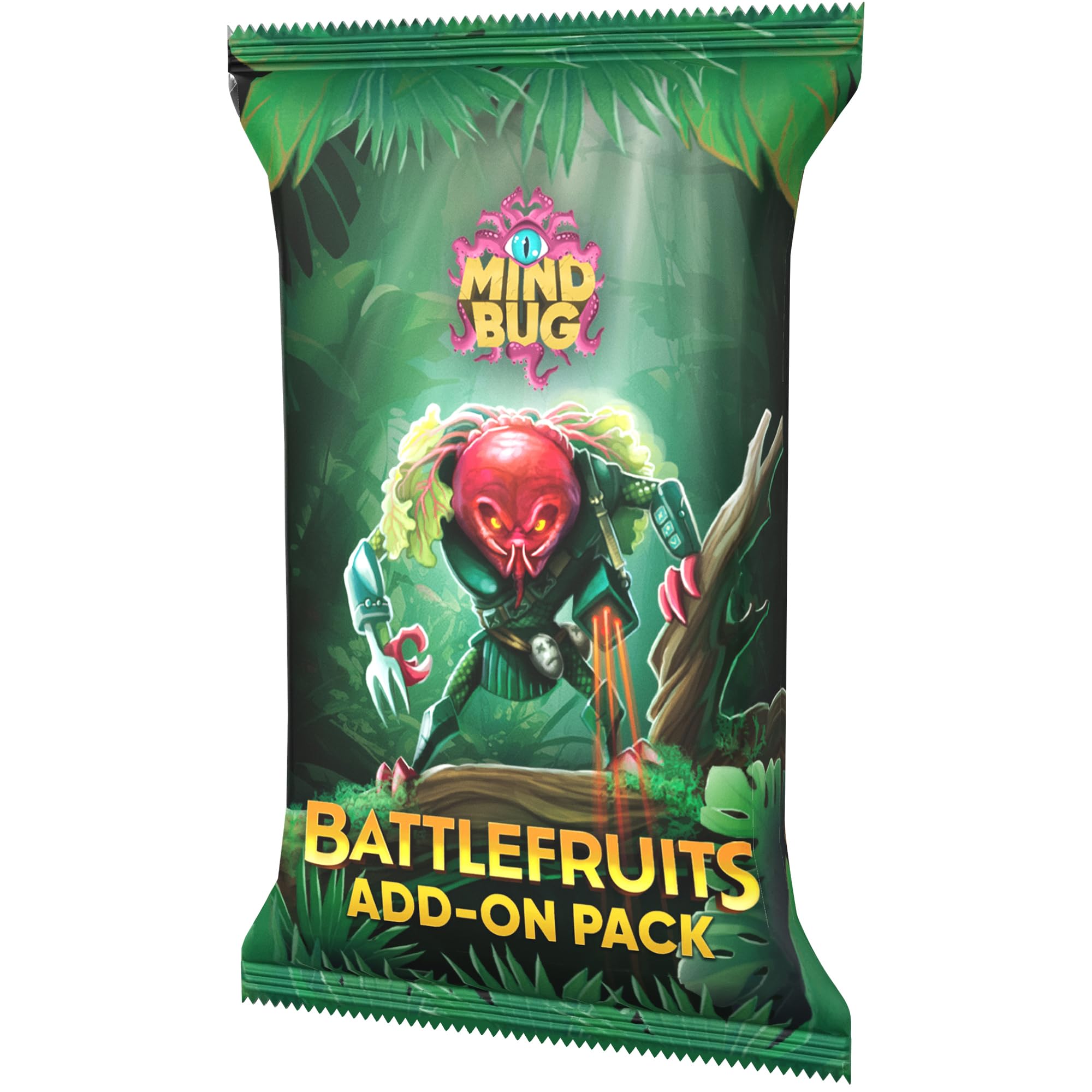 Mindbug: Battlefruit Card Game ADD-ON Pack - Expand Your Battlefruit Kingdom with Gamefound Exclusive Cards, Strategy Game for Kids & Adults, Ages 8+, 2 Players, 15 Min Playtime, Made by Ghost Galaxy