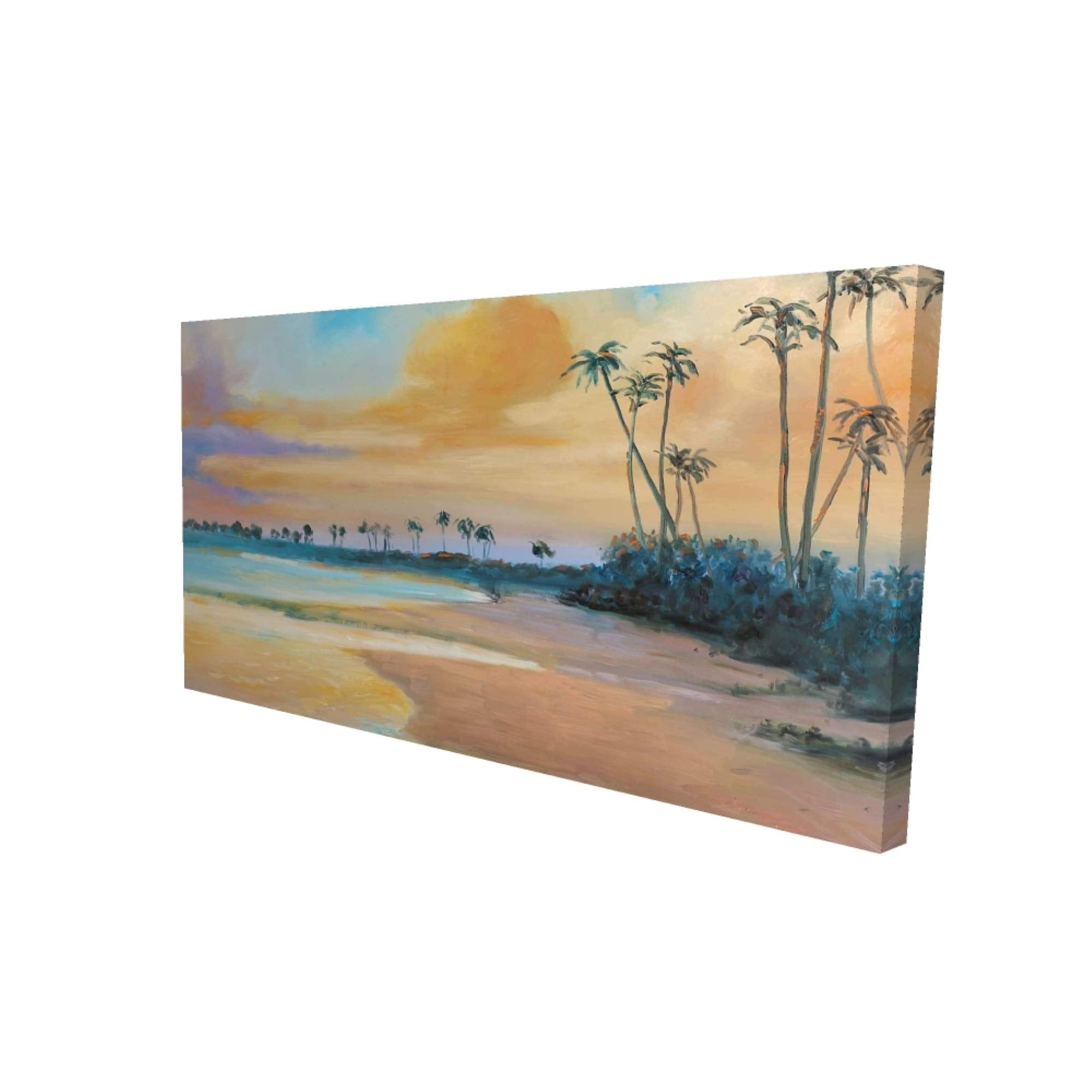SUNSET BY THE SEA - Print on canvas by Begin Edition