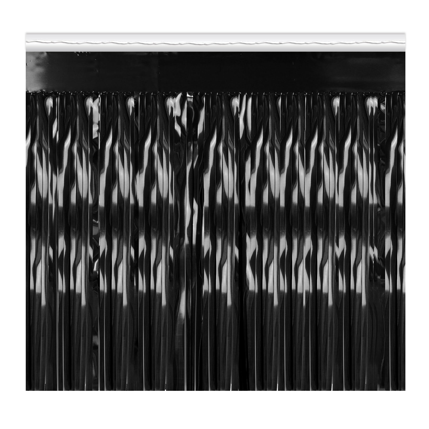Pkgd 1-Ply FR Metallic Fringe Drape