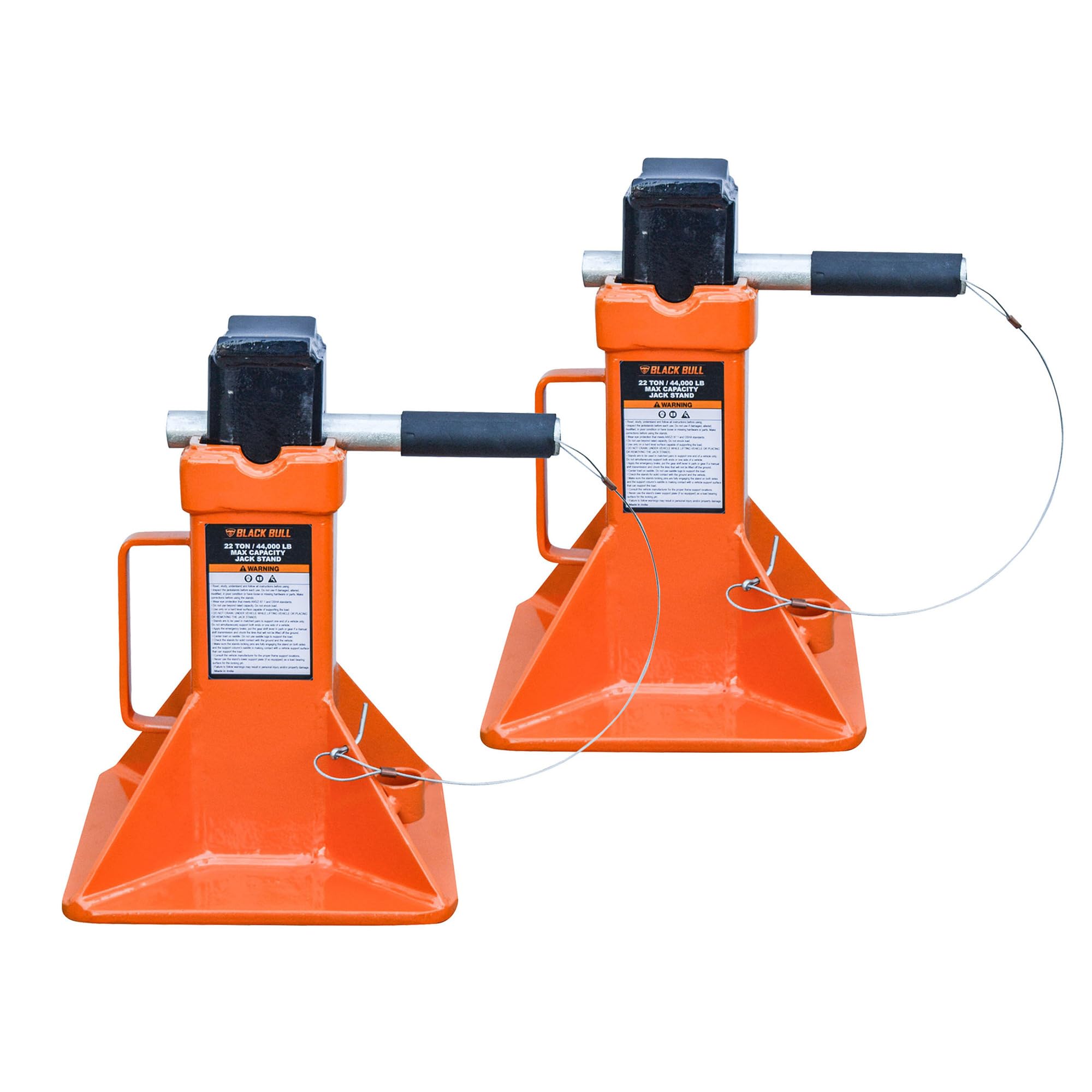Black Bull 22 Ton Jack Stand Set (2pk)