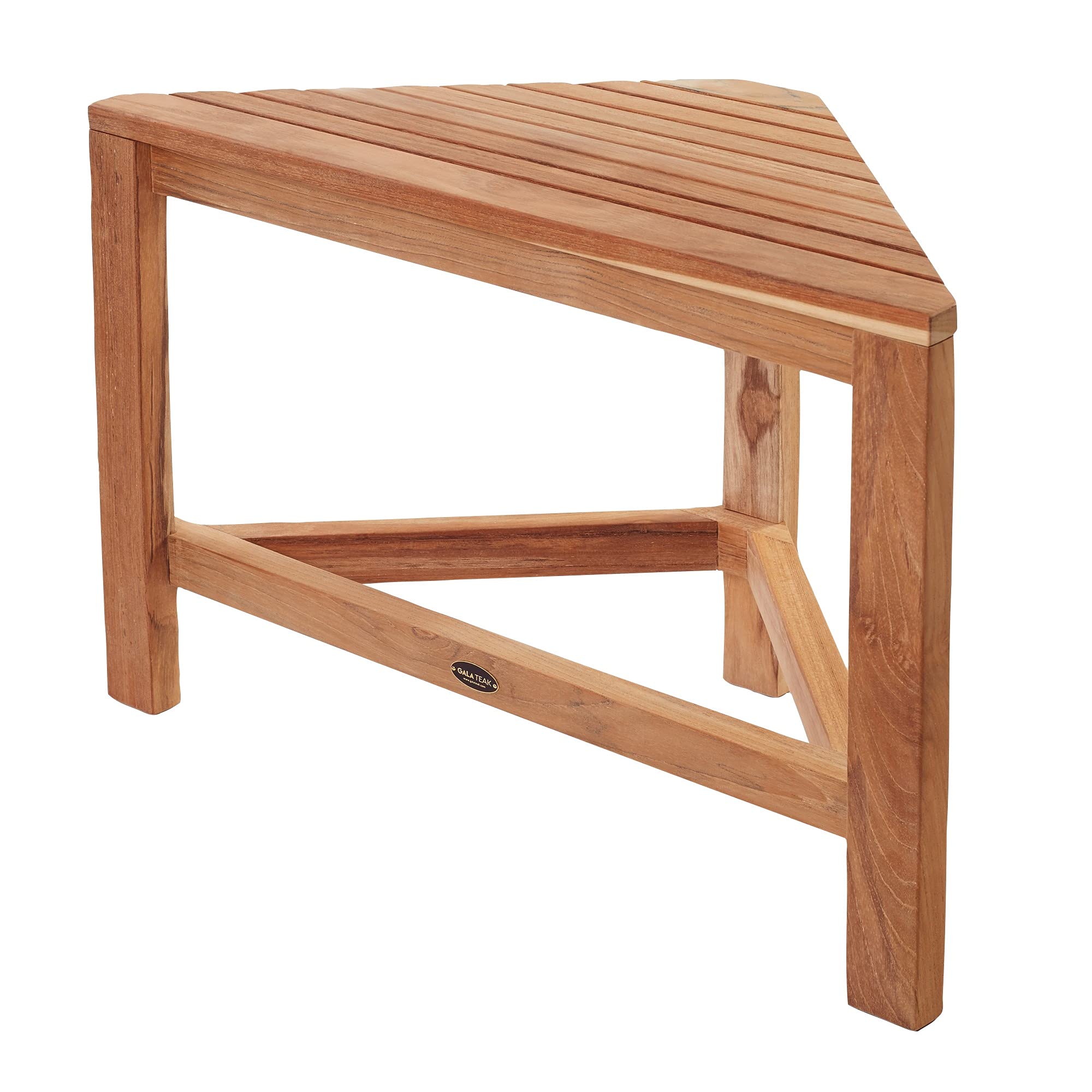 RAY 24 Corner Shower Bench by Gala Teak