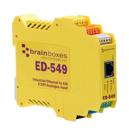 ETHERNET ANALOGUE 8 IO INPUTS + RS485 TEMP RANGE -40 DEG +176 F