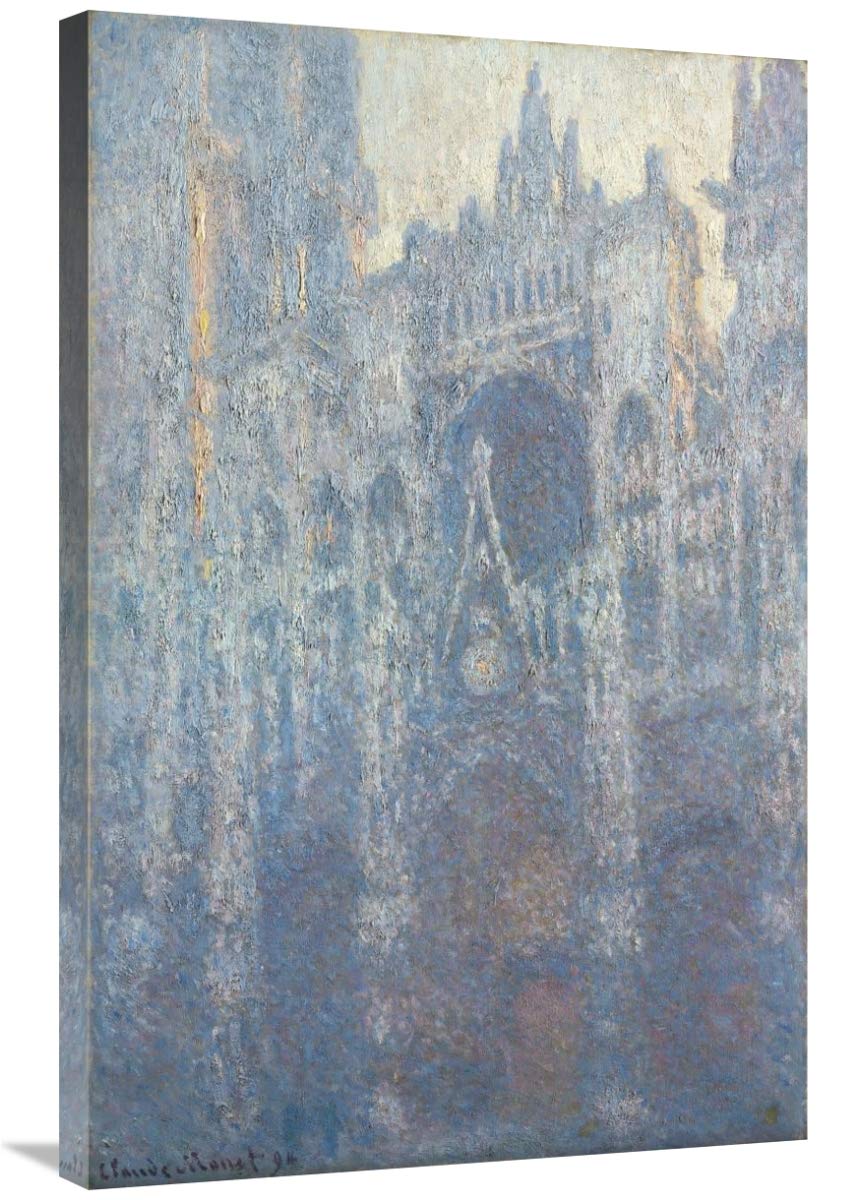 The Portal of Rouen Cathedral in Morning Light-Canvas Art-24x36”