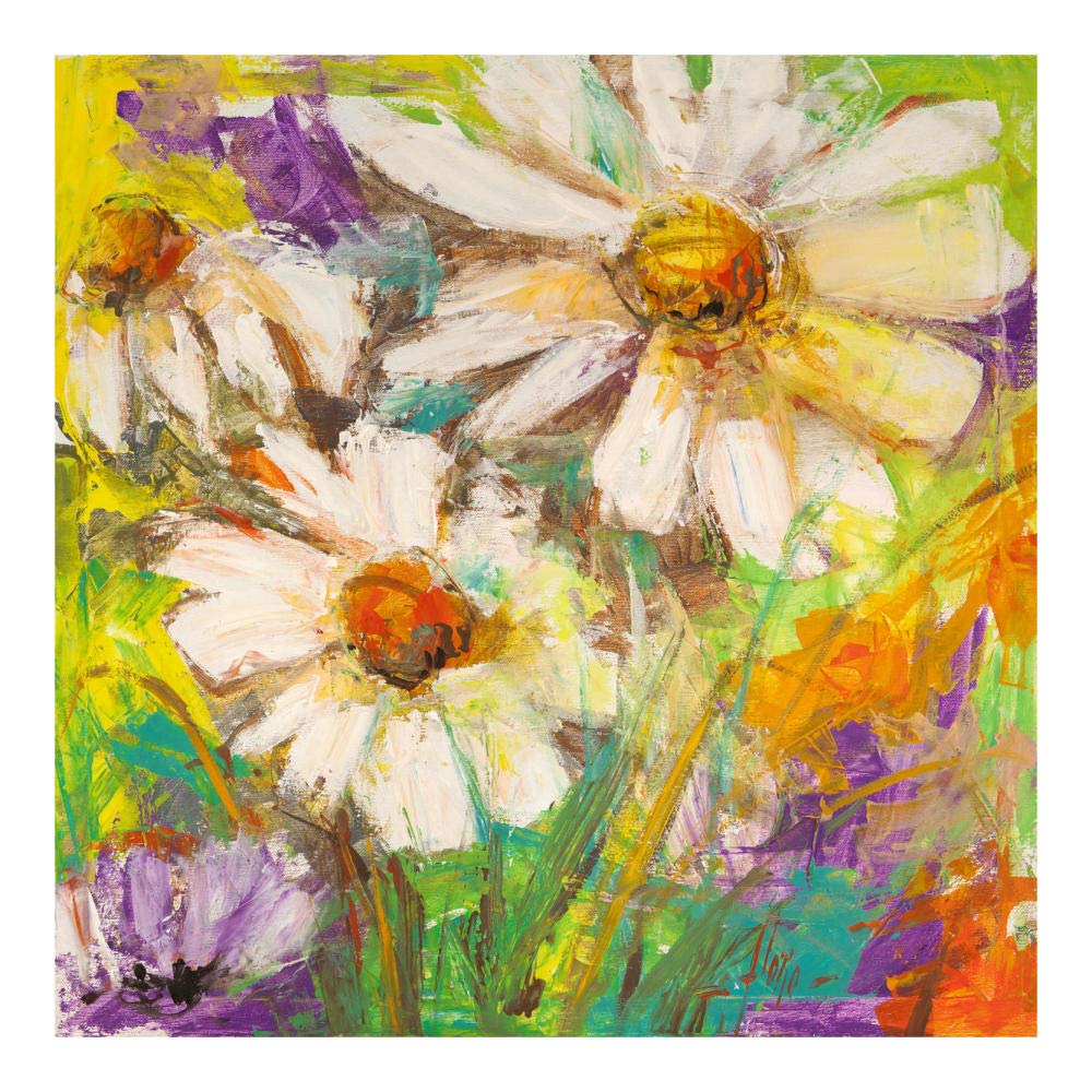 Margherite in fiore-Paper Art-20x20”