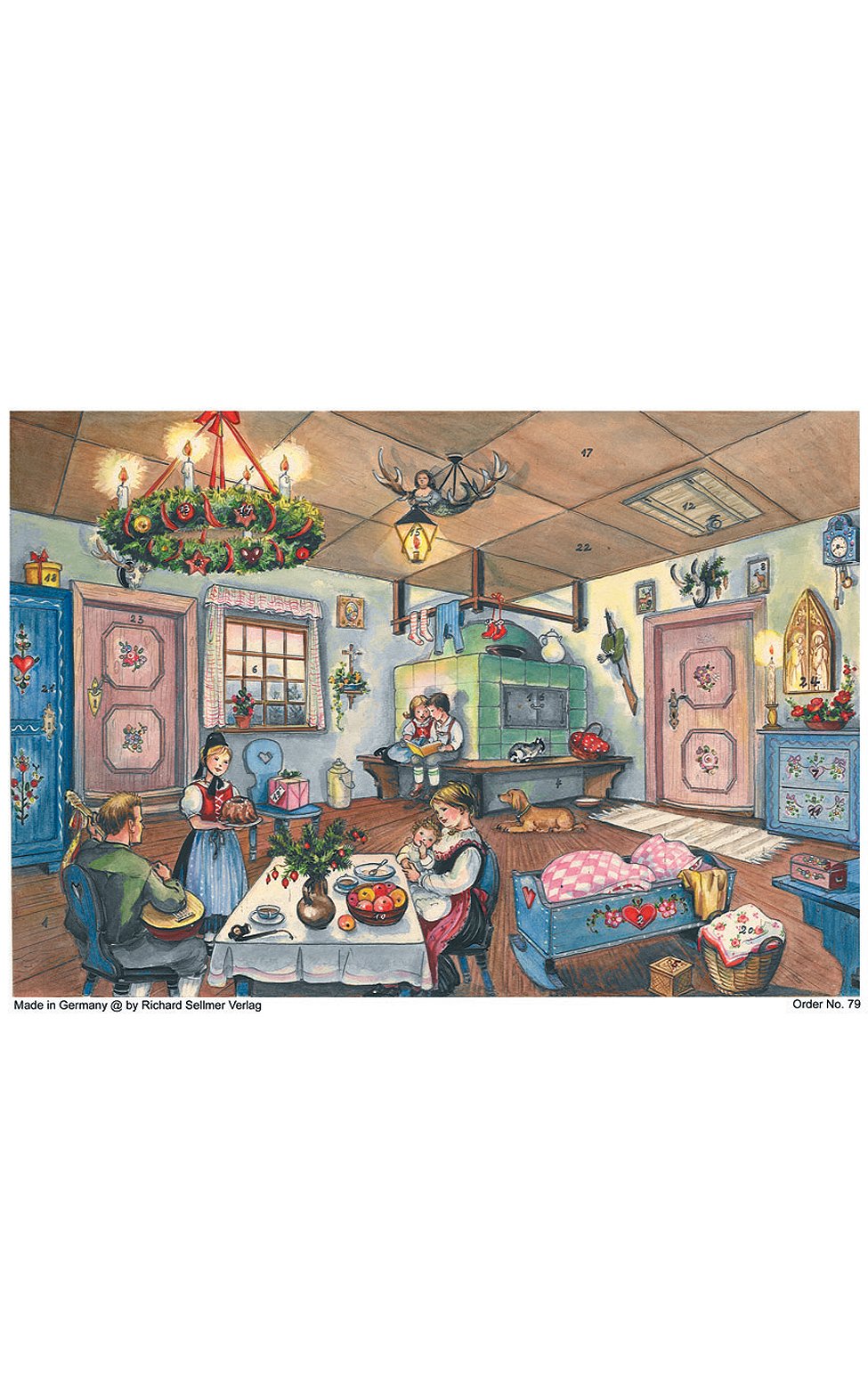 ADVENT-FAMILY SCENE EACH