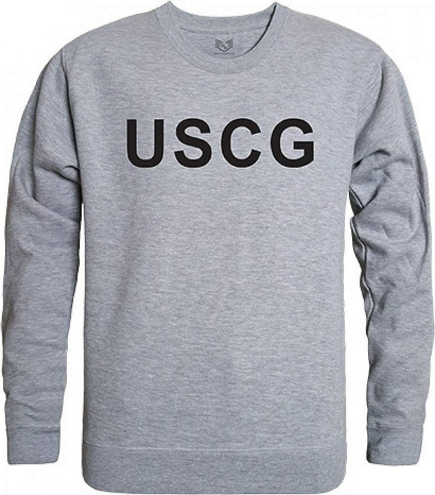 Graphic Crewneck, USCG, H.Grey, 2X