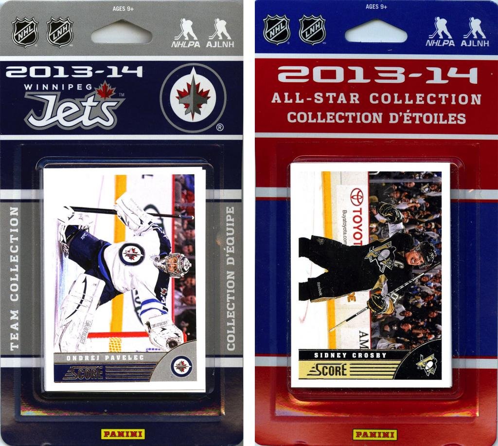 NHL Winnipeg Jets Licensed 2013-14 Score Team Set and All-Star Set