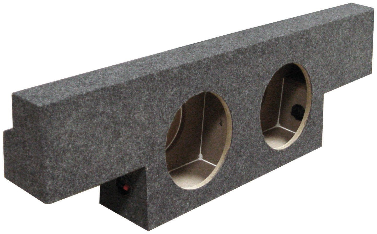 EMPTY WOOFER ENCLOSURE QPOWER DUAL 10 T SHAPE