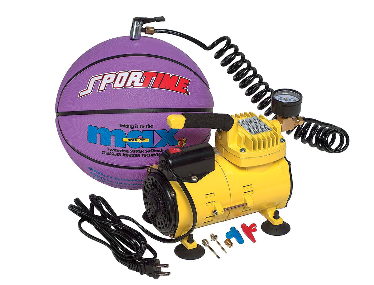 Sportime Professional Electric Ball Inflator, 1/8 Hp Motor