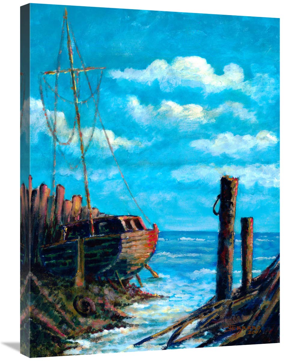 Ship Wreck-Canvas Art-24x32”
