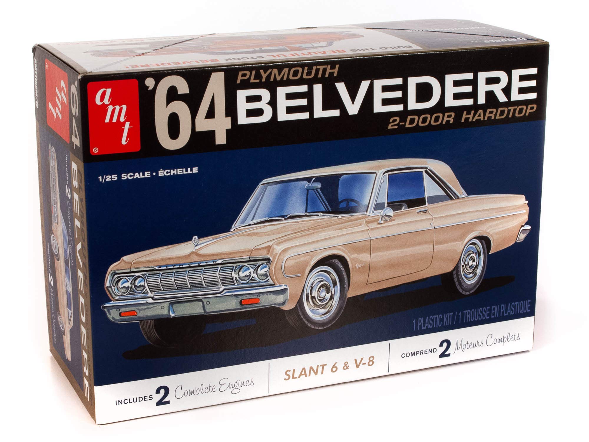 Skill 2 Model Kit 1964 Plymouth Belvedere Coupe Hardtop 1/25 Scale Model by AMT