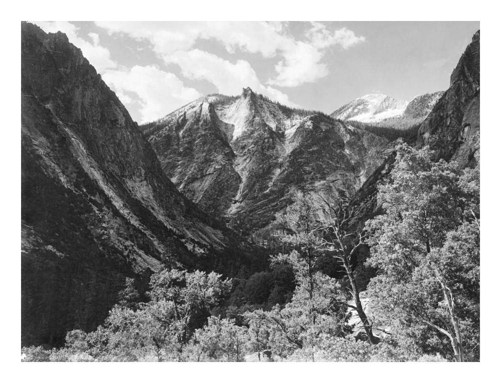 Paradise Valley, Kings River Canyon, proposed as a national park, California, 1936-Paper Art-24x18”