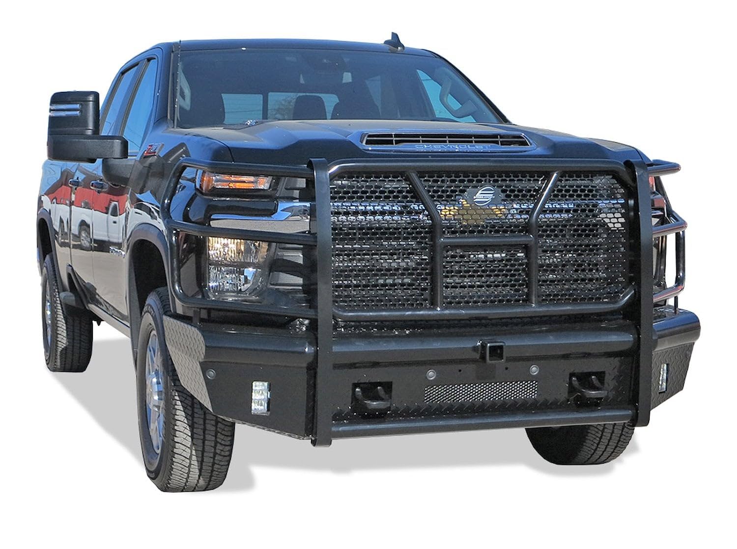 24C SILVERADO 2500/3500 HD FRONT BUMPER REPLACEMENTS BLACK