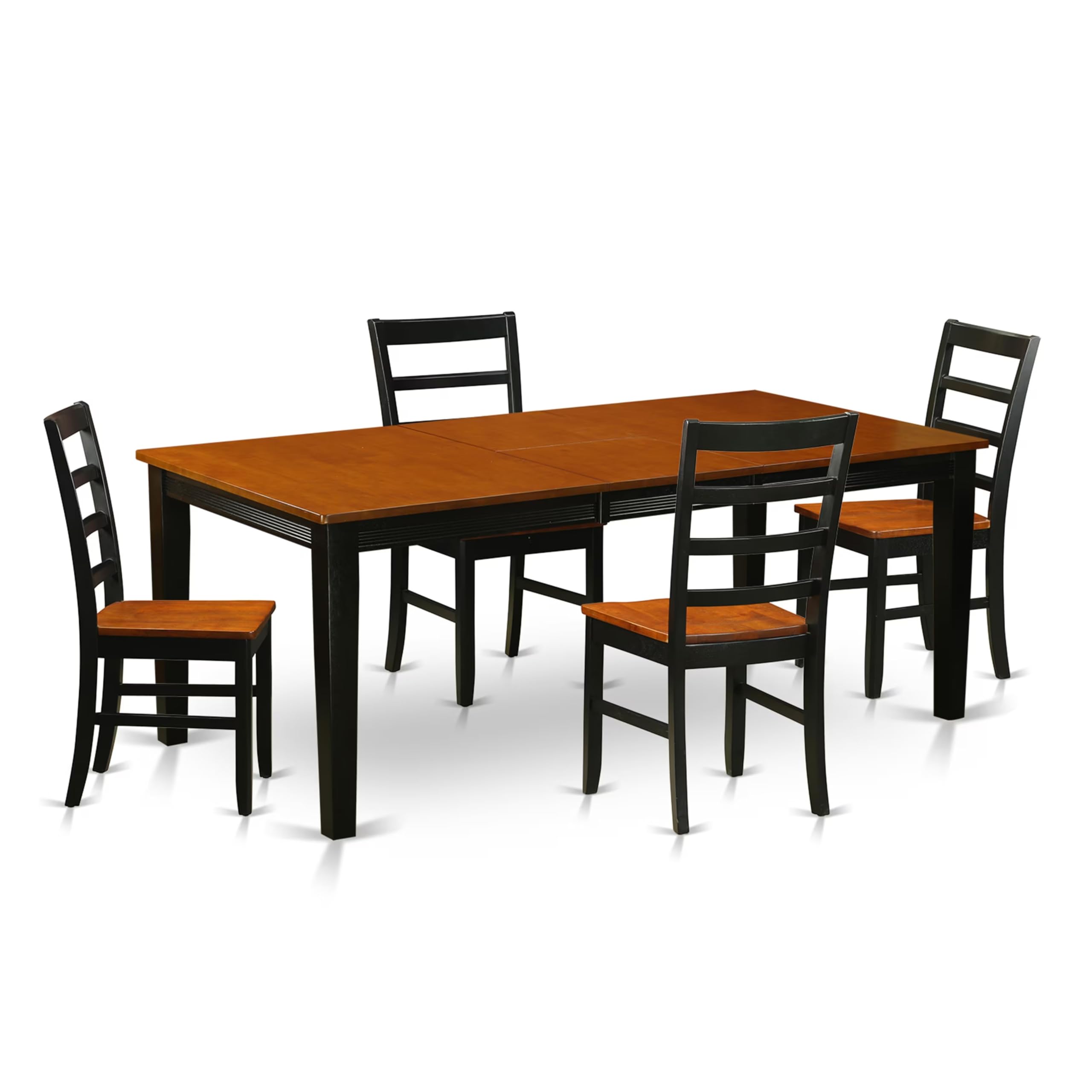 5  Pc  Dining  room  set-Dining  Table  with  4  Wooden  Dining  Chairs