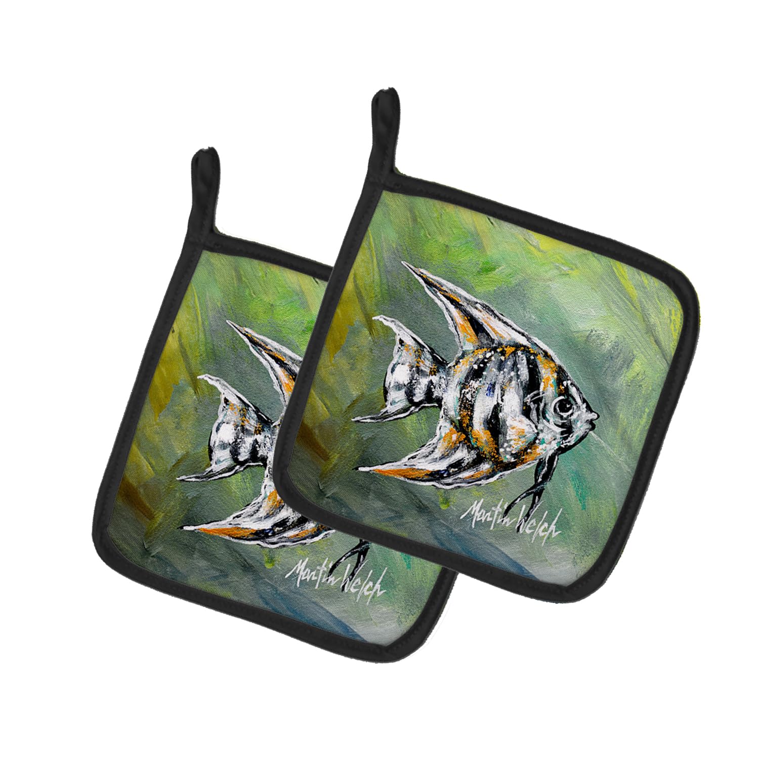 Nancys Fish Pair of Pot Holders
