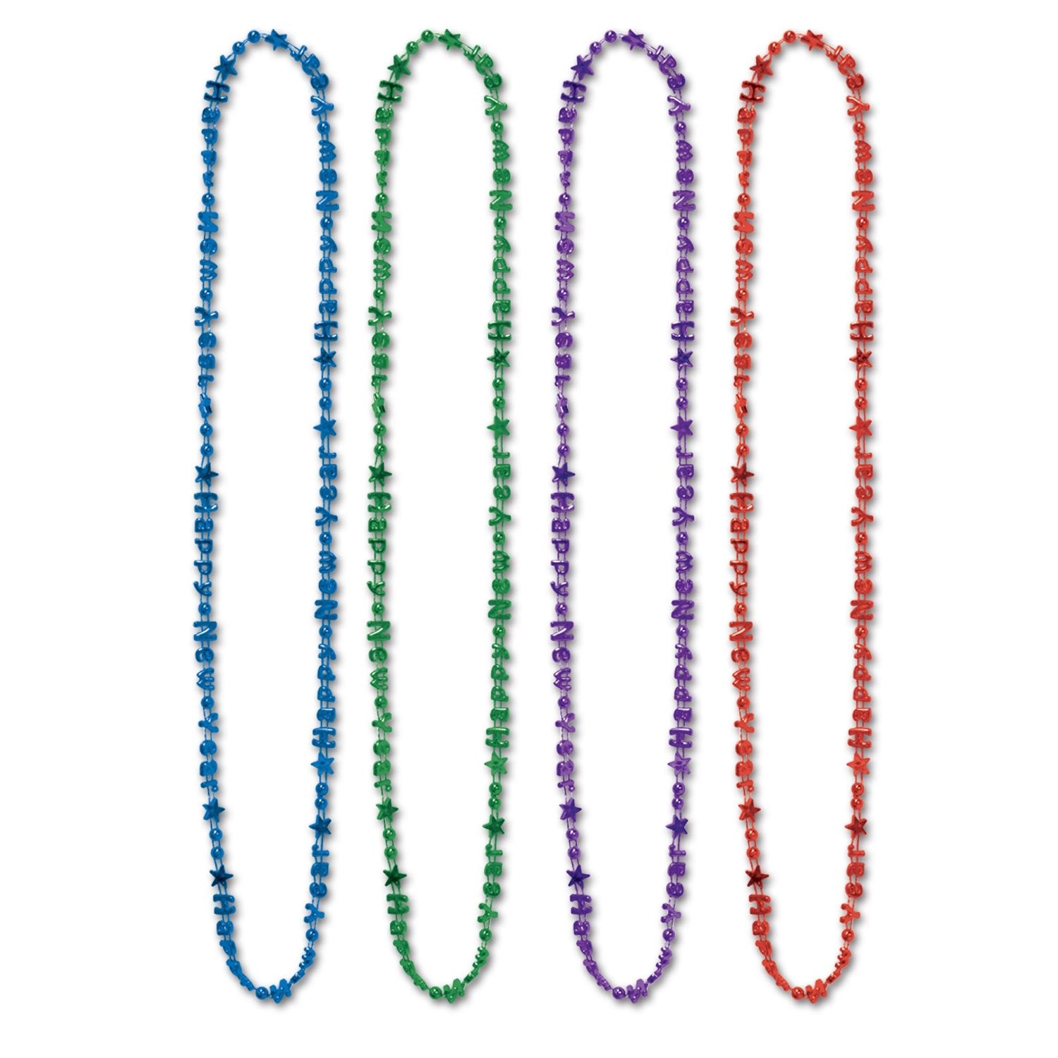 Bulk Happy New Year Beads-Of-Expression