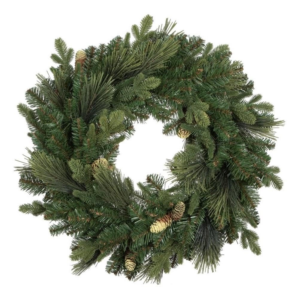 Casafoyer 30” Emerald Mixed Fir Wreath 204T - (Pack Of 2)