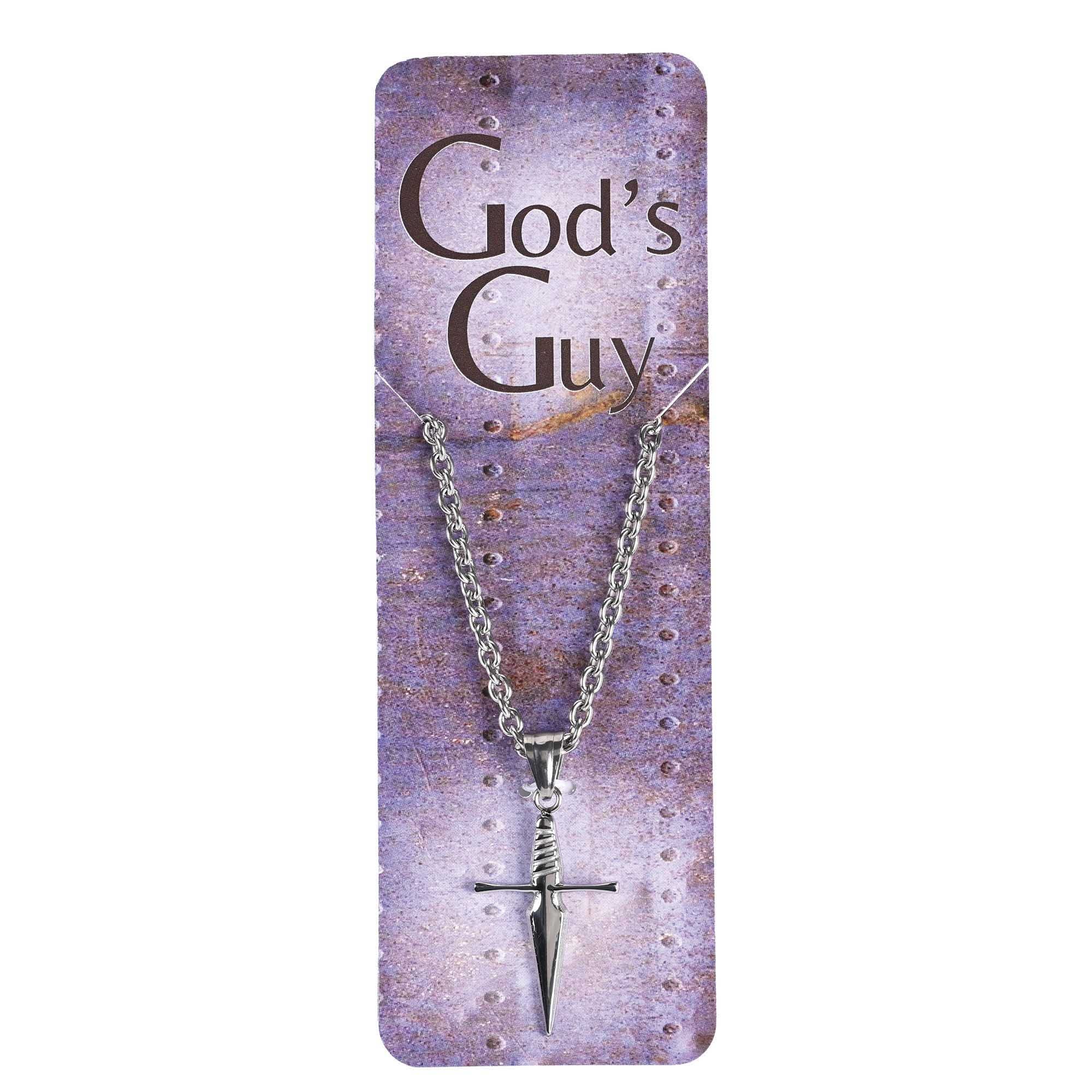 Necklace Gods Guy Sword Cross